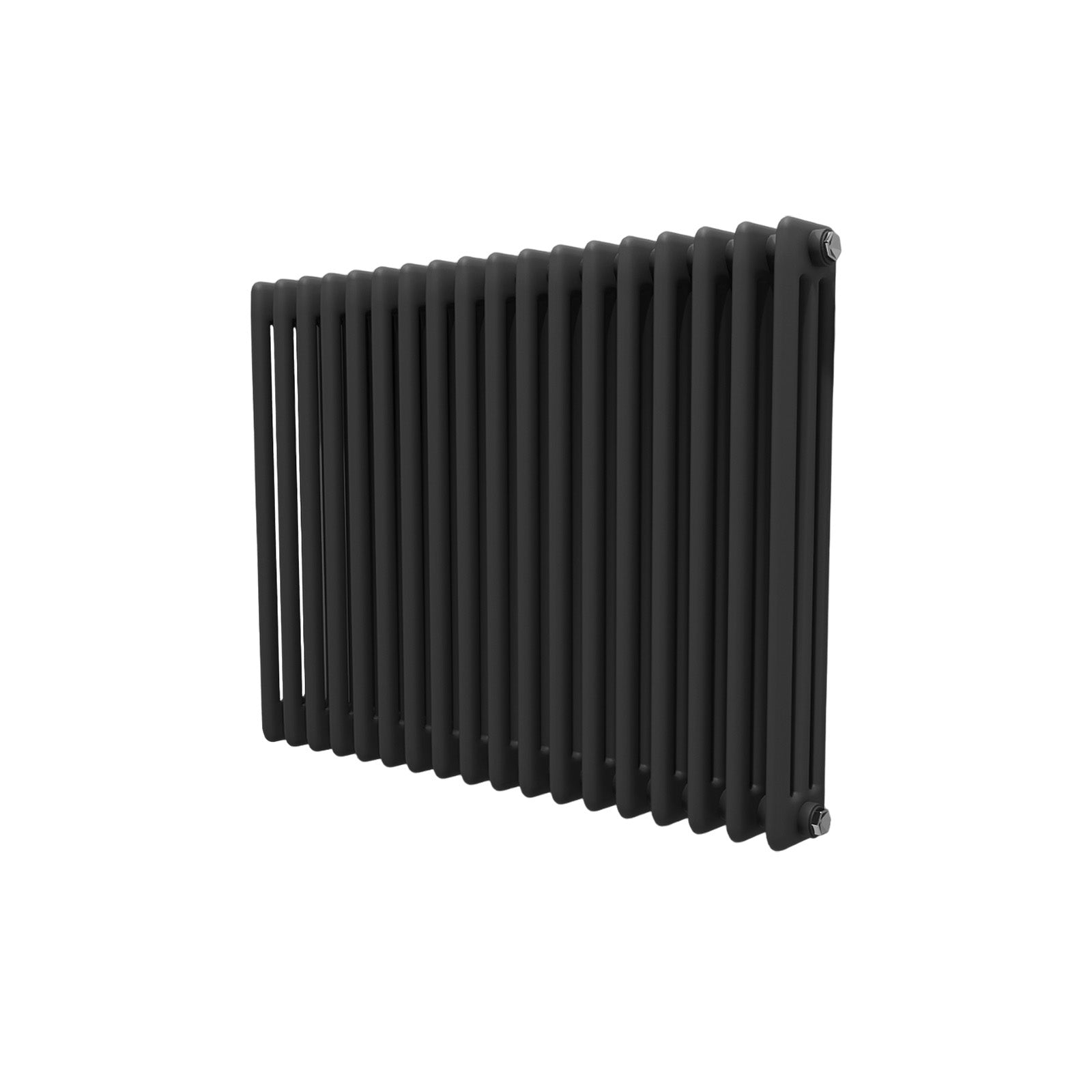 Triple Column Matte Black Radiator 828 X 600 mm