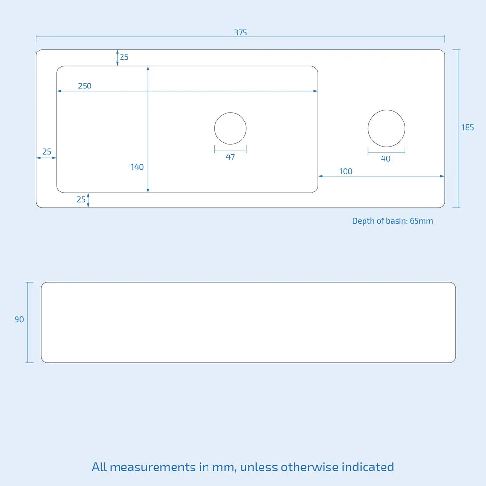 Melbourne Cloakroom Round BTW Toilet & Wall Hung Basin Right Hand Set