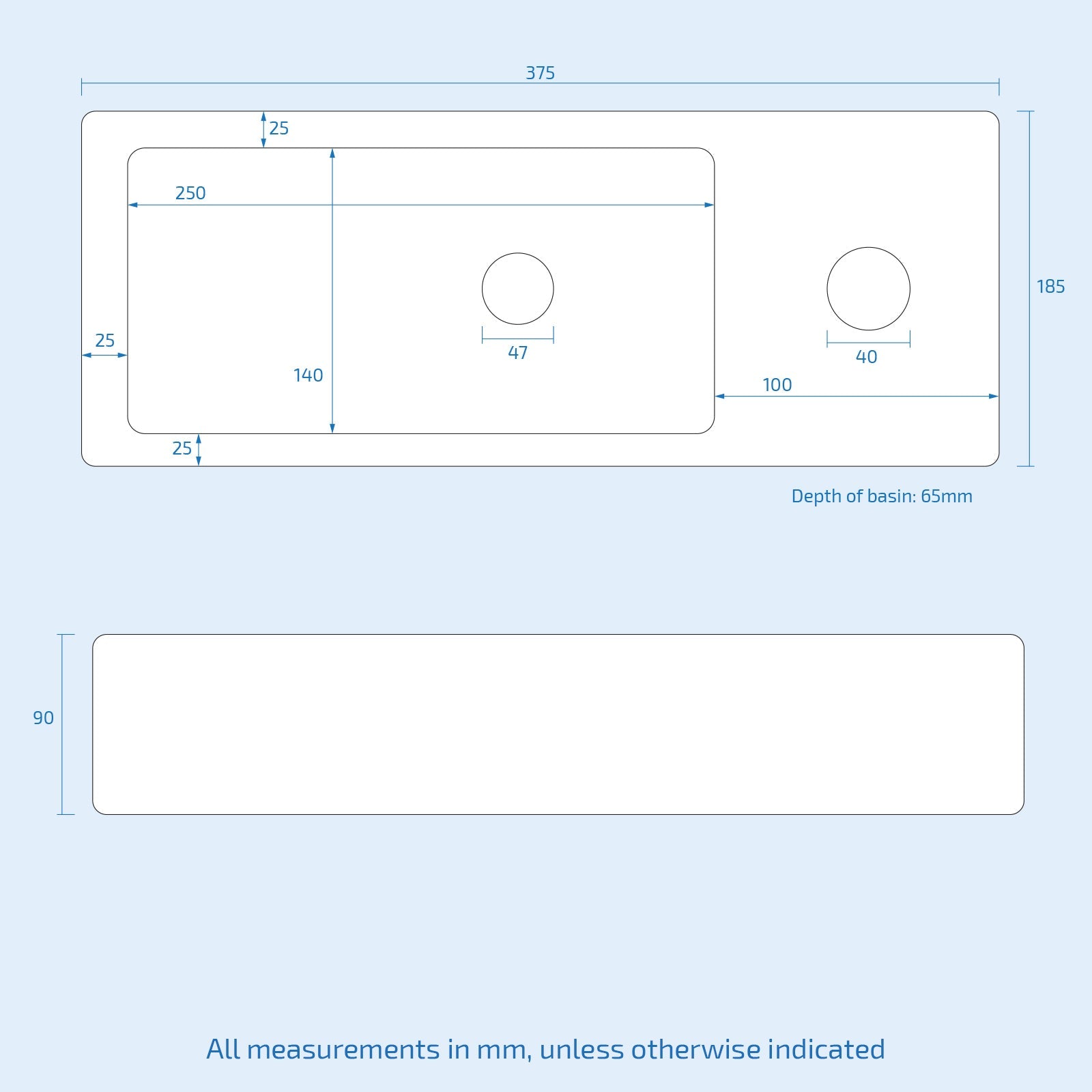 White Round Close Coupled Toilet with Cloakroom RH 360mm Wall Hung Basin