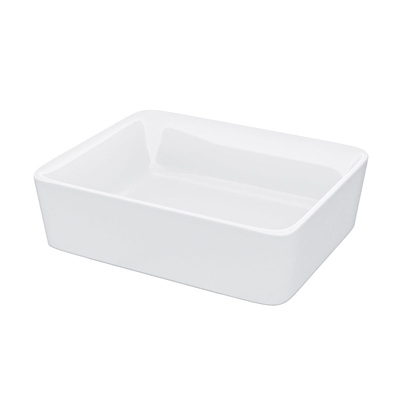 Merton 800mm Dark Grey Freestanding Countertop Vanity Basin Unit 2-Drawer Cabinet with 485mm Rectangle White Countertop Basin