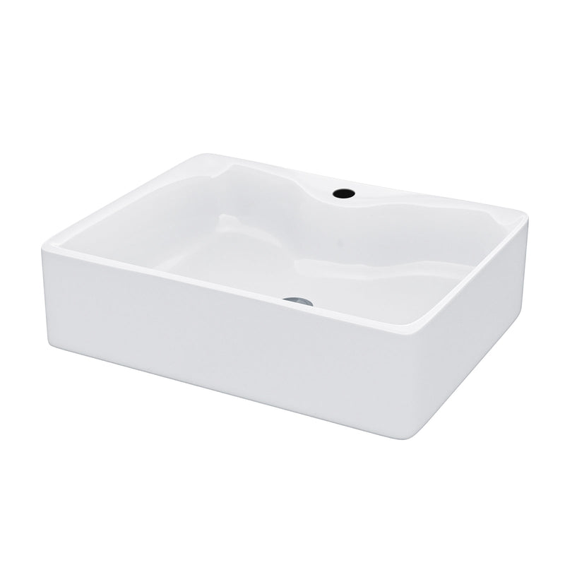 Nanuya 800mm Steel Grey Wall Hung 2 Drawer Vanity Unit with Rectangle Countertop Basin Set