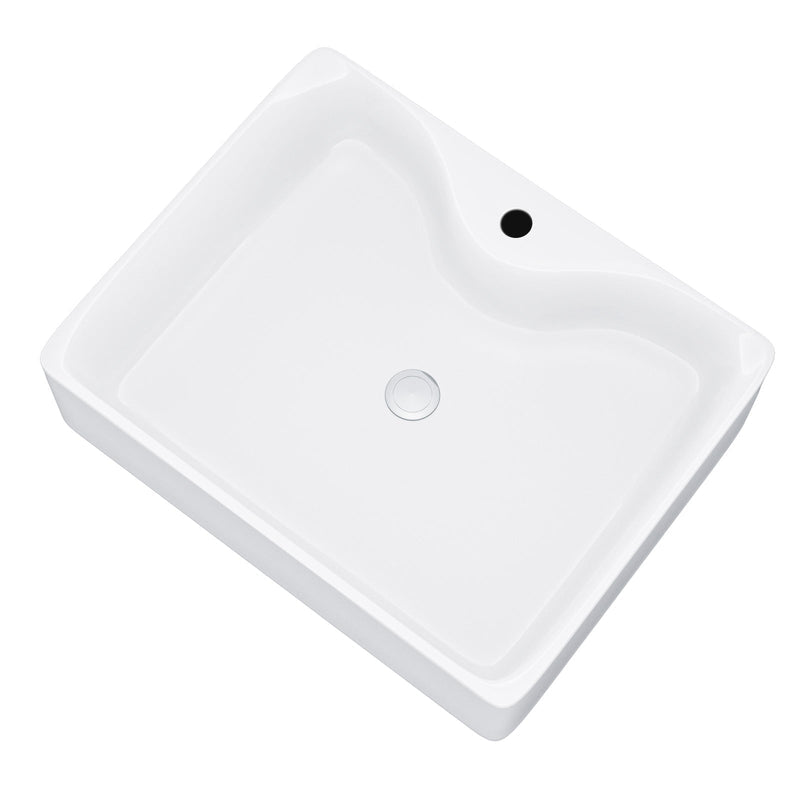 Merton 800mm Dark Grey Freestanding Countertop Vanity Basin Unit 2-Drawer Cabinet with 485mm Rectangle White Countertop Basin