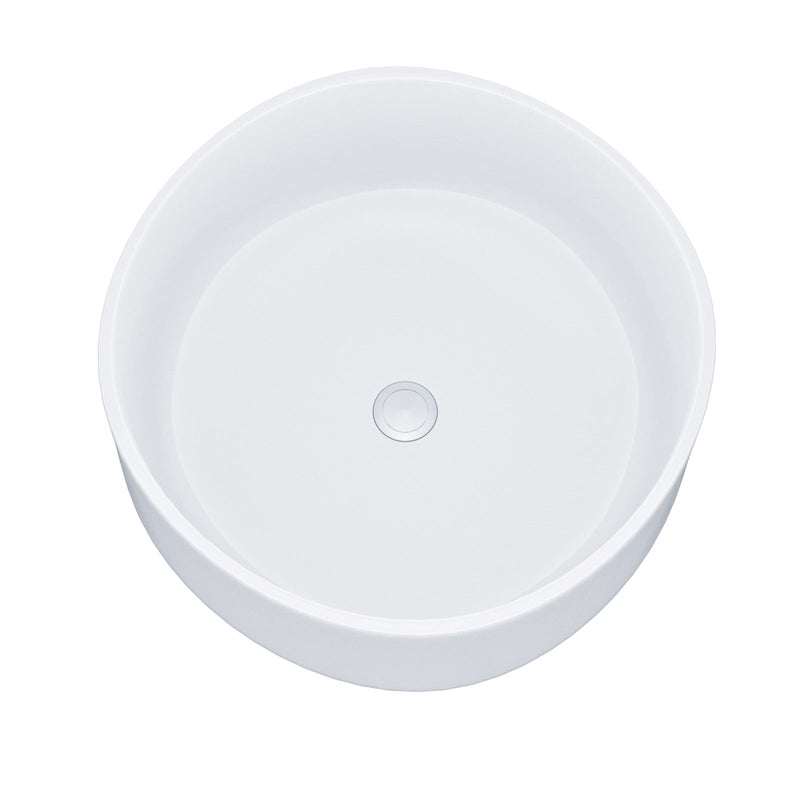 Nanuya 800mm Grey Wall Hung 2 Drawer Vanity Unit with 410mm White Round Countertop Basin Set