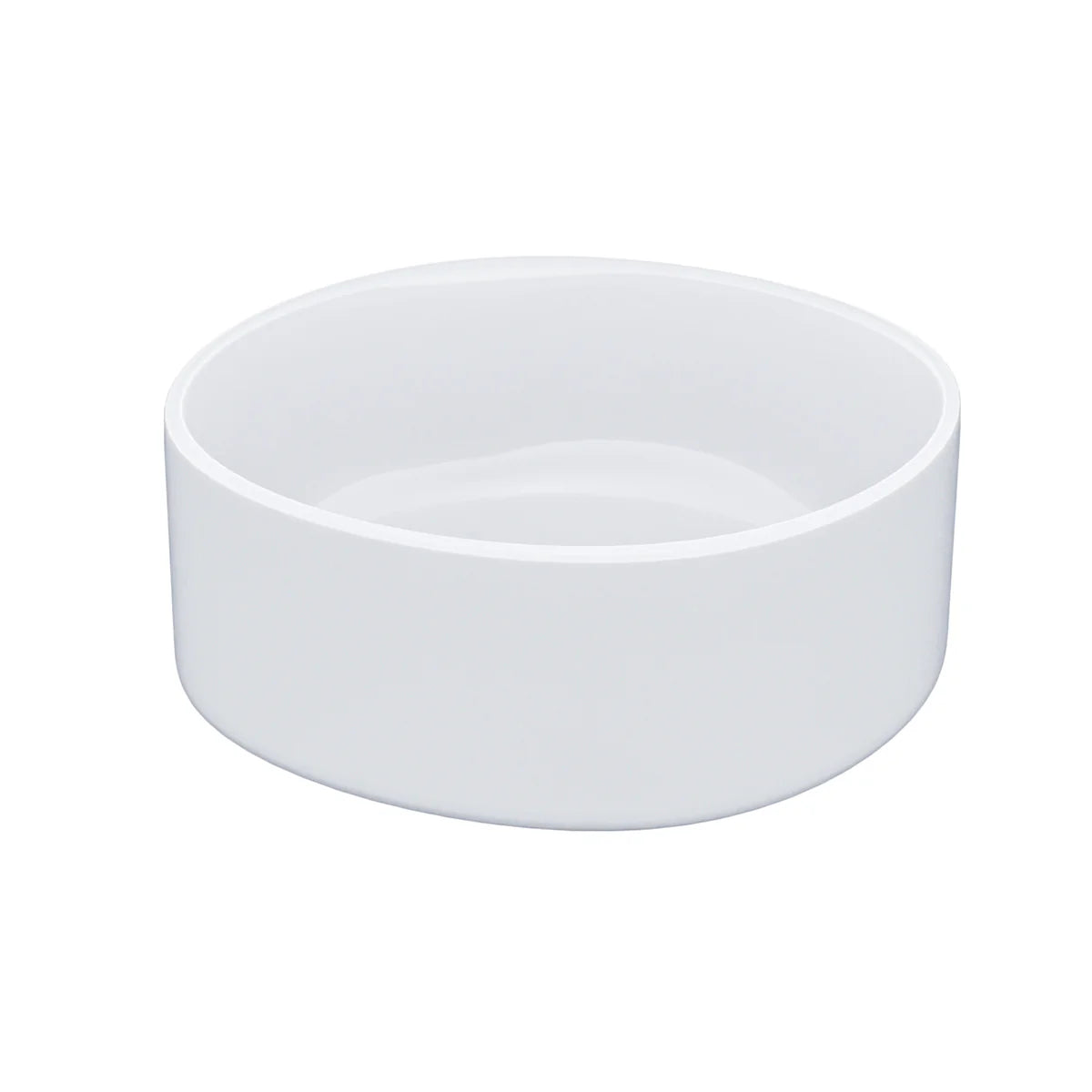 Alexa Cloakroom Rimless Close Coupled Toilet & 410mm Round Countertop Basin Sink