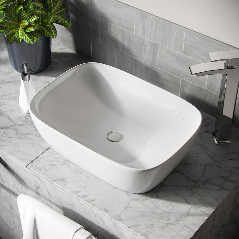 Nanuya 800mm Steel Grey Wall Hung 2 Drawer Vanity Unit & 460mm Rectangular Countertop Basin Set