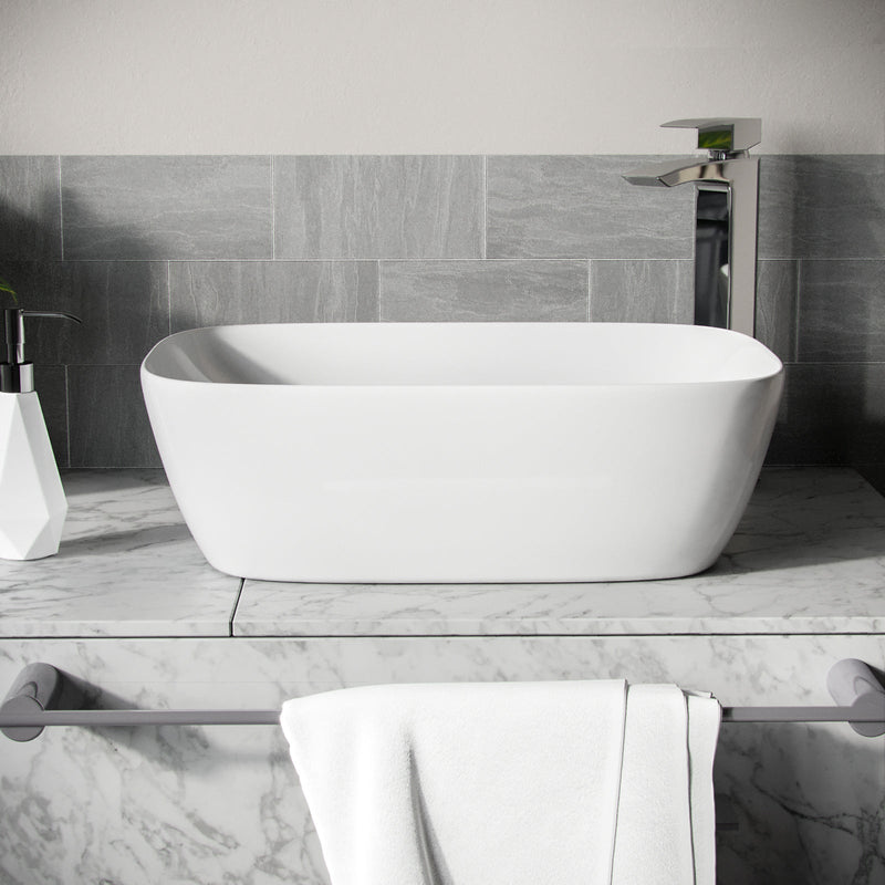 Nanuya 800mm Steel Grey Wall Hung 2 Drawer Vanity Unit & 460mm Rectangular Countertop Basin Set