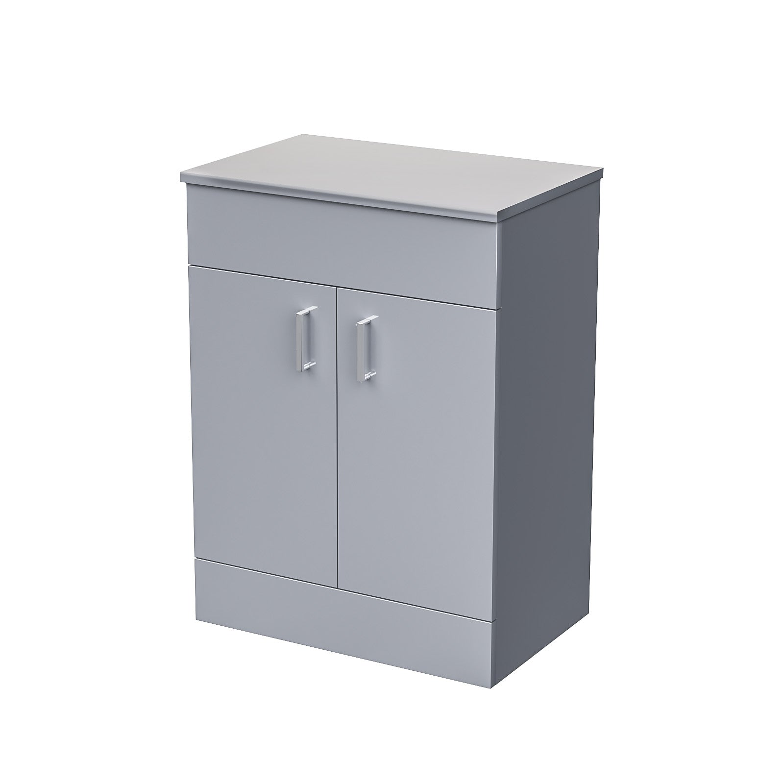 Nanuya 600mm Light Grey Floorstanding Vanity Unit