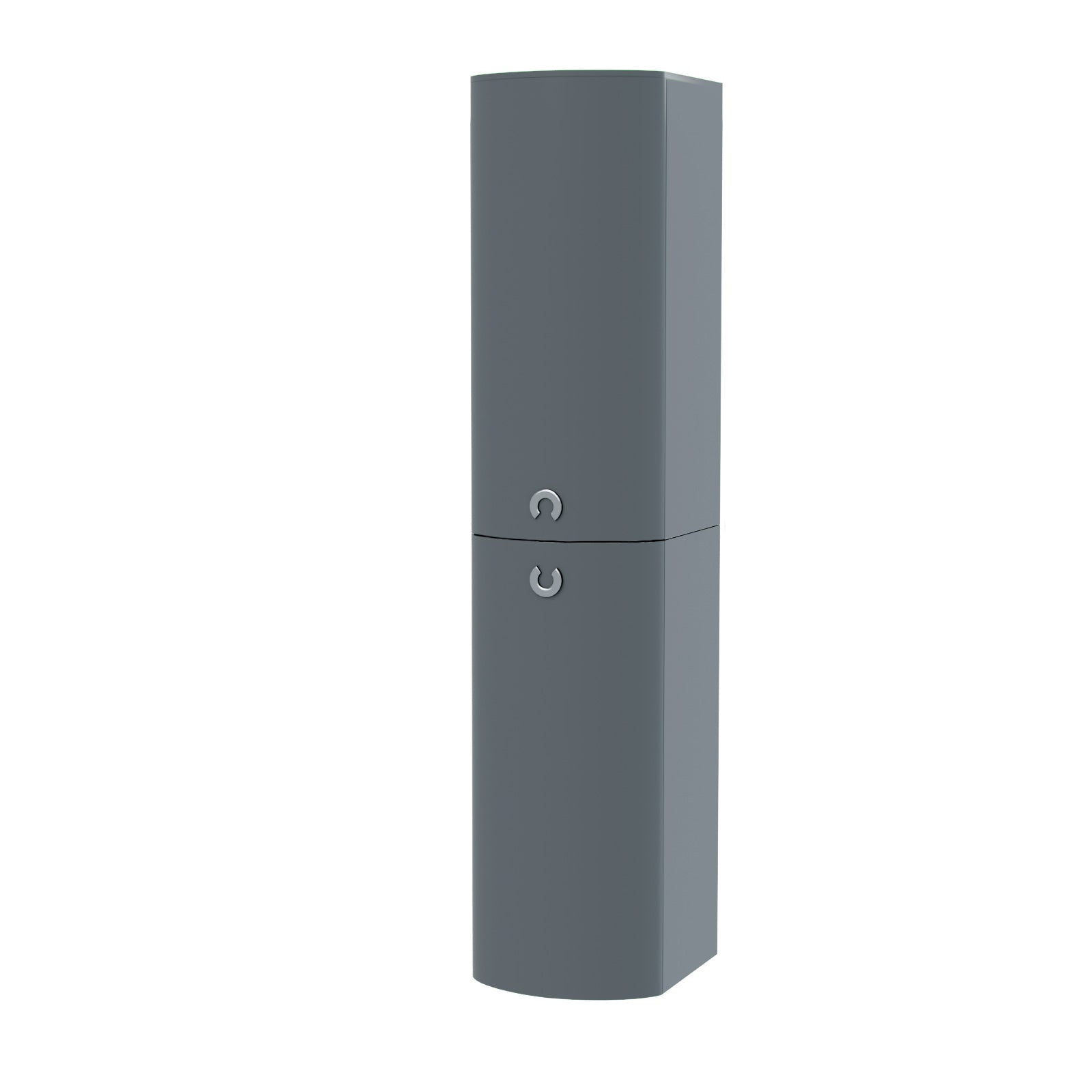 Dene 1400 mm Bathroom Wall Hung Cabinet Storage Grey