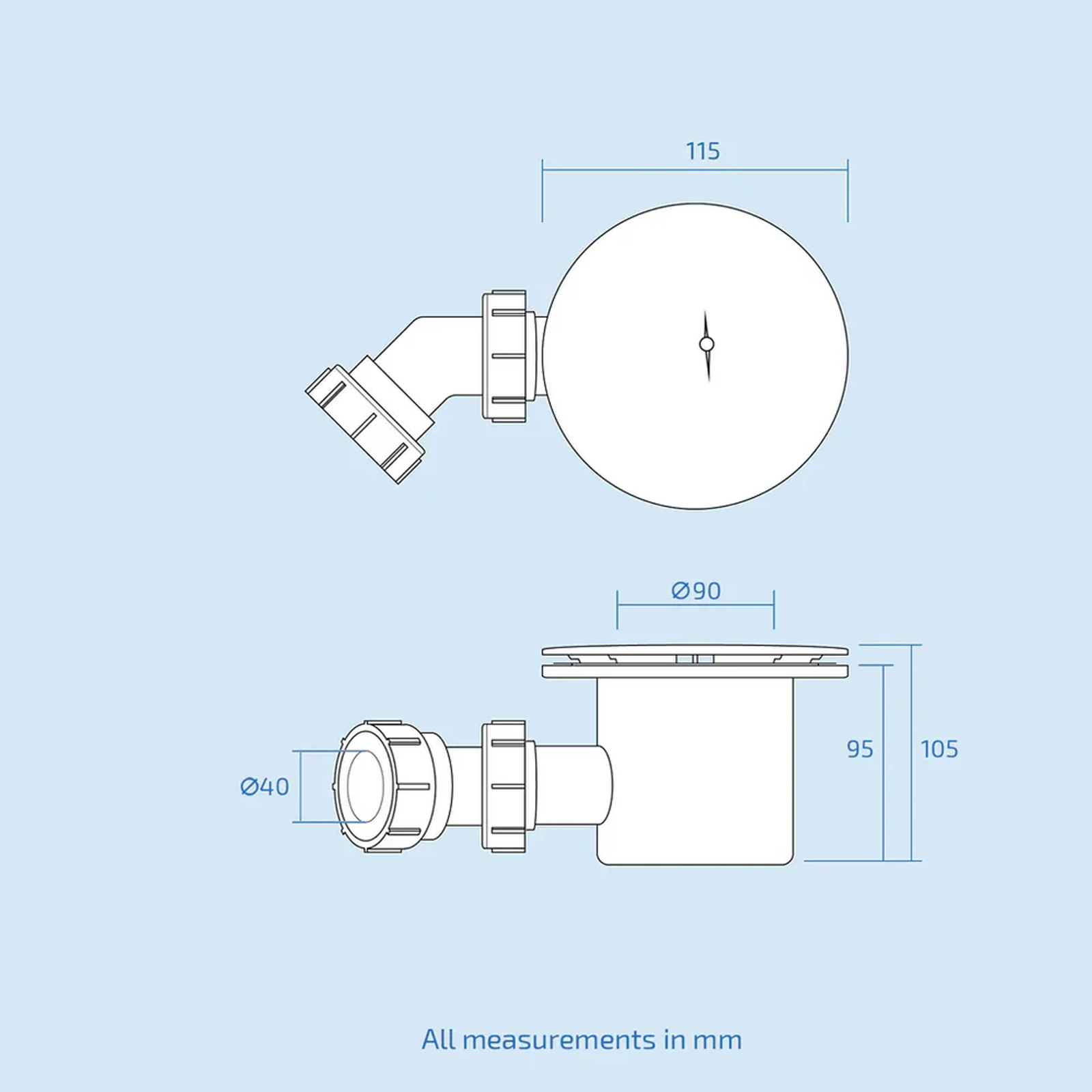 Graham Bathroom Suite - White Close Coupled Toilet, 550mm Pedestal Basin & 900mm Quadrant Enclosure (Tray Included)