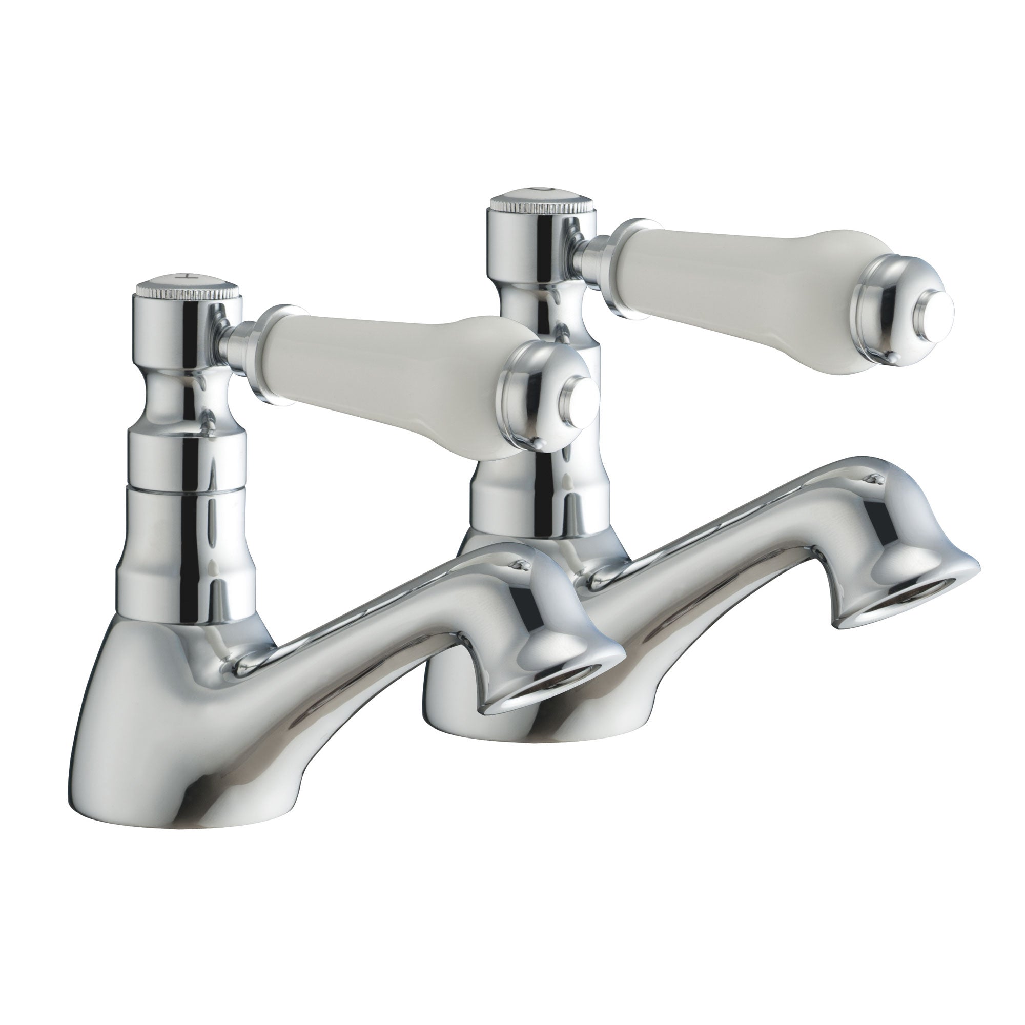 Trafford Basin Brass Taps & Bath Shower Mixer Taps Chrome