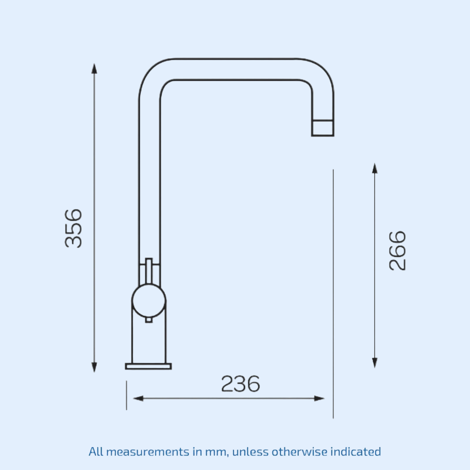Kartell KST011 K-Vit Chrome Kitchen Sink Mixer Tap - Deck Mounted
