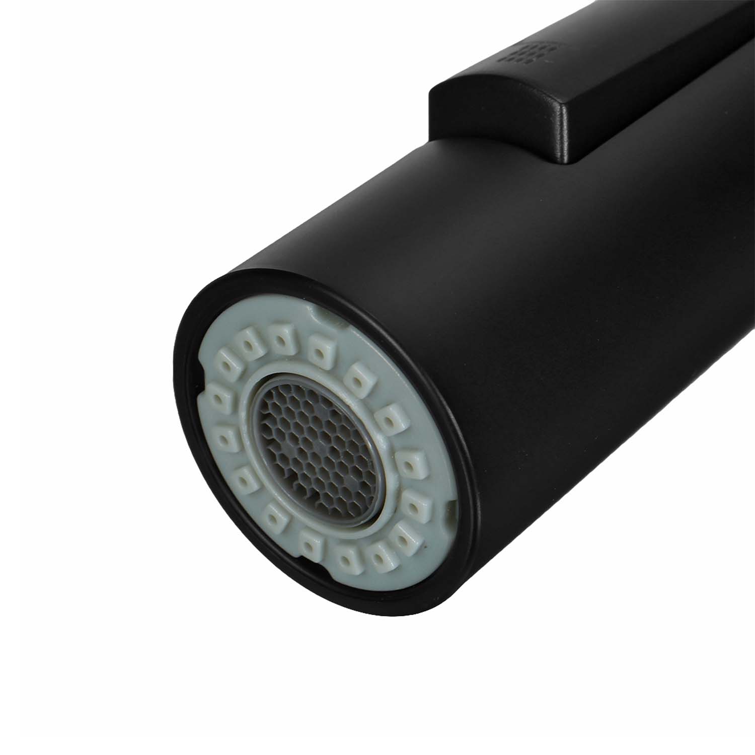 Victoria Matte Black Pull Out Kitchen Sink Single Lever Mixer Tap With 360 Swivel