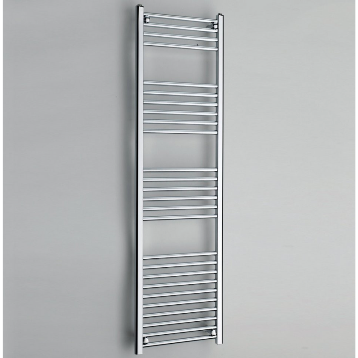 Kartell 1600mm H x 400mm W Chrome Vertical Towel Rail - STR416C
