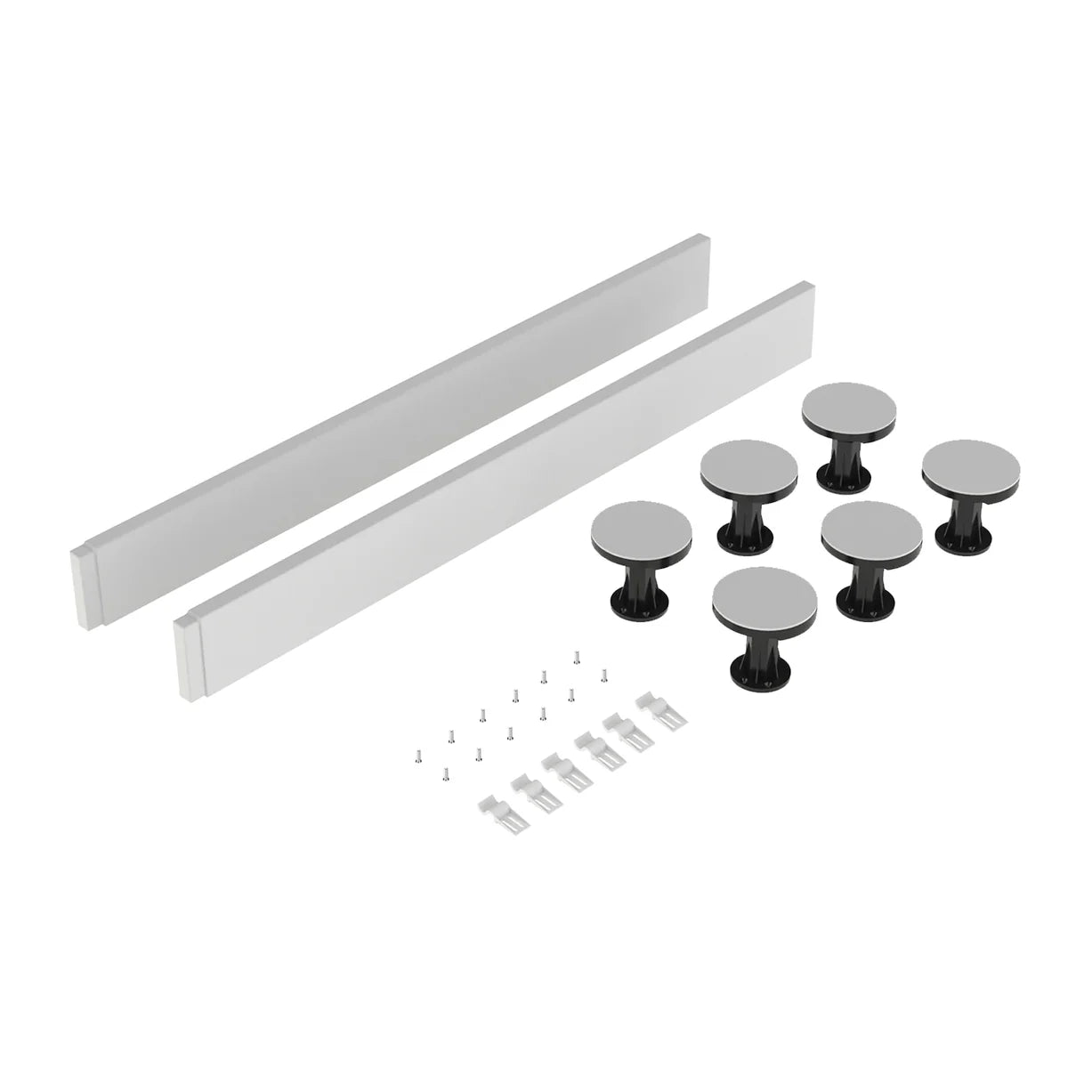 Easy Plumb Square & Rectangle Shower Tray Panel & Leg Set - 1000mm Panel x 2