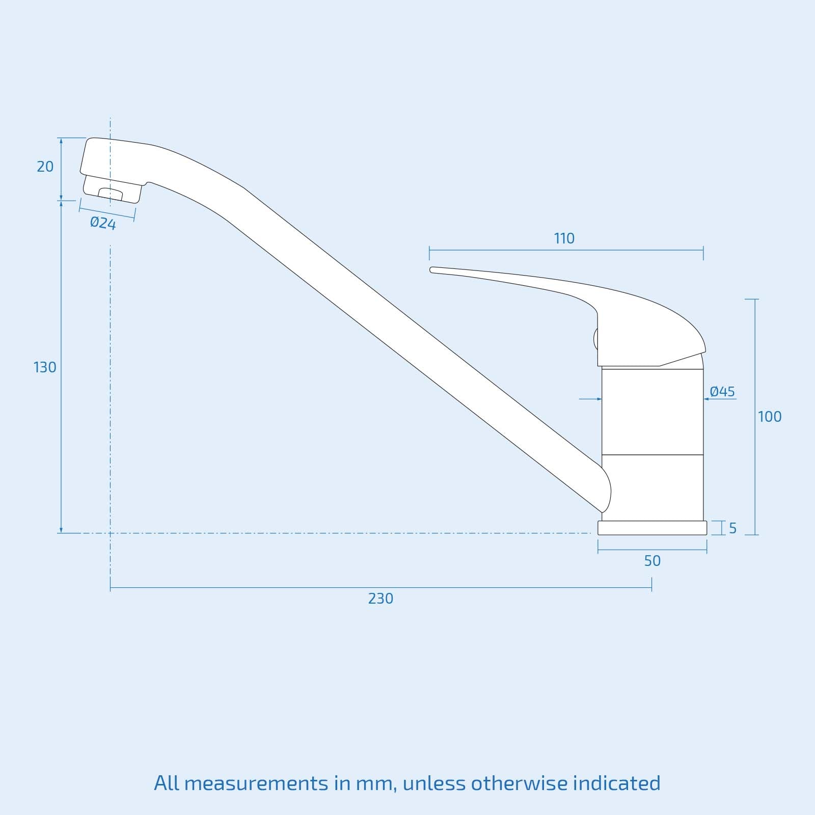 Belingdon Single Lever Kitchen Sink Mixer Tap With Swivel Spout Chrome