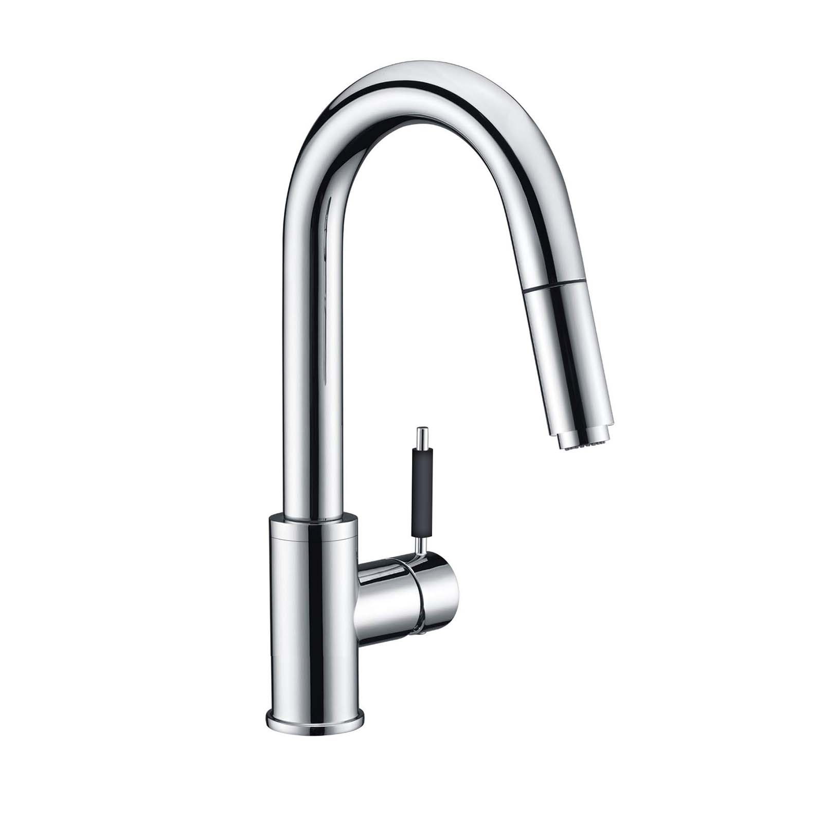 Victoria Chrome Single Lever Mono Mixer Pull Out Kitchen Tap