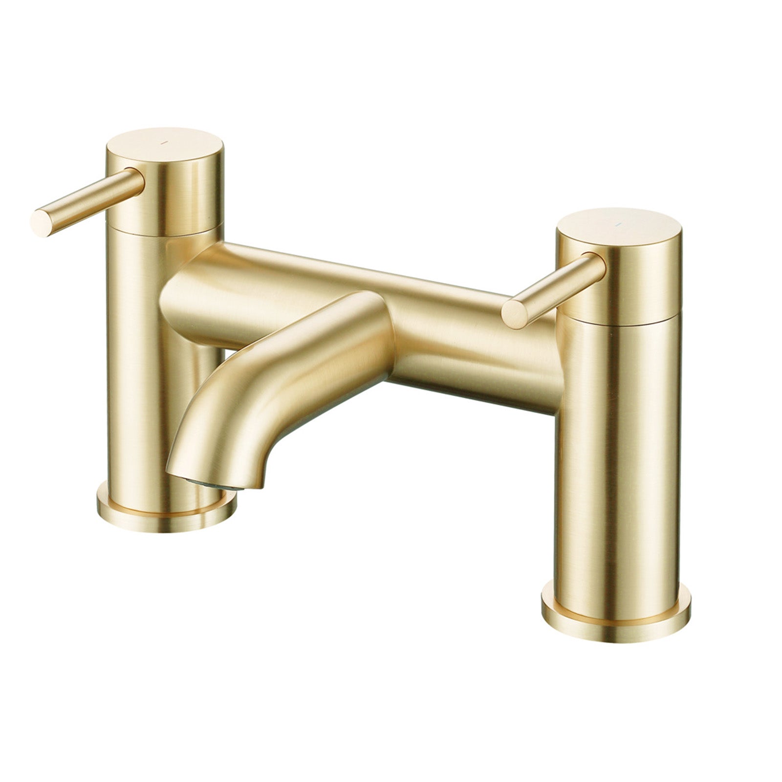 Bathroom Suite - Alaska 1400mm Square Single Ended Bathtub with Screen, 600mm Vanity Unit & Close Coupled Toilet - Set with Brushed Brass Fittings