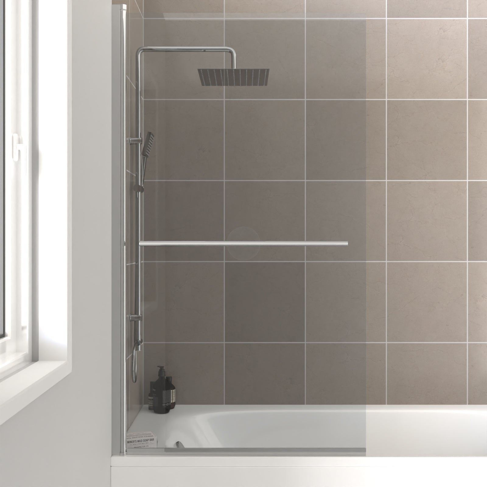 Bathroom Round Knobs Towel Bar For Bath Screen