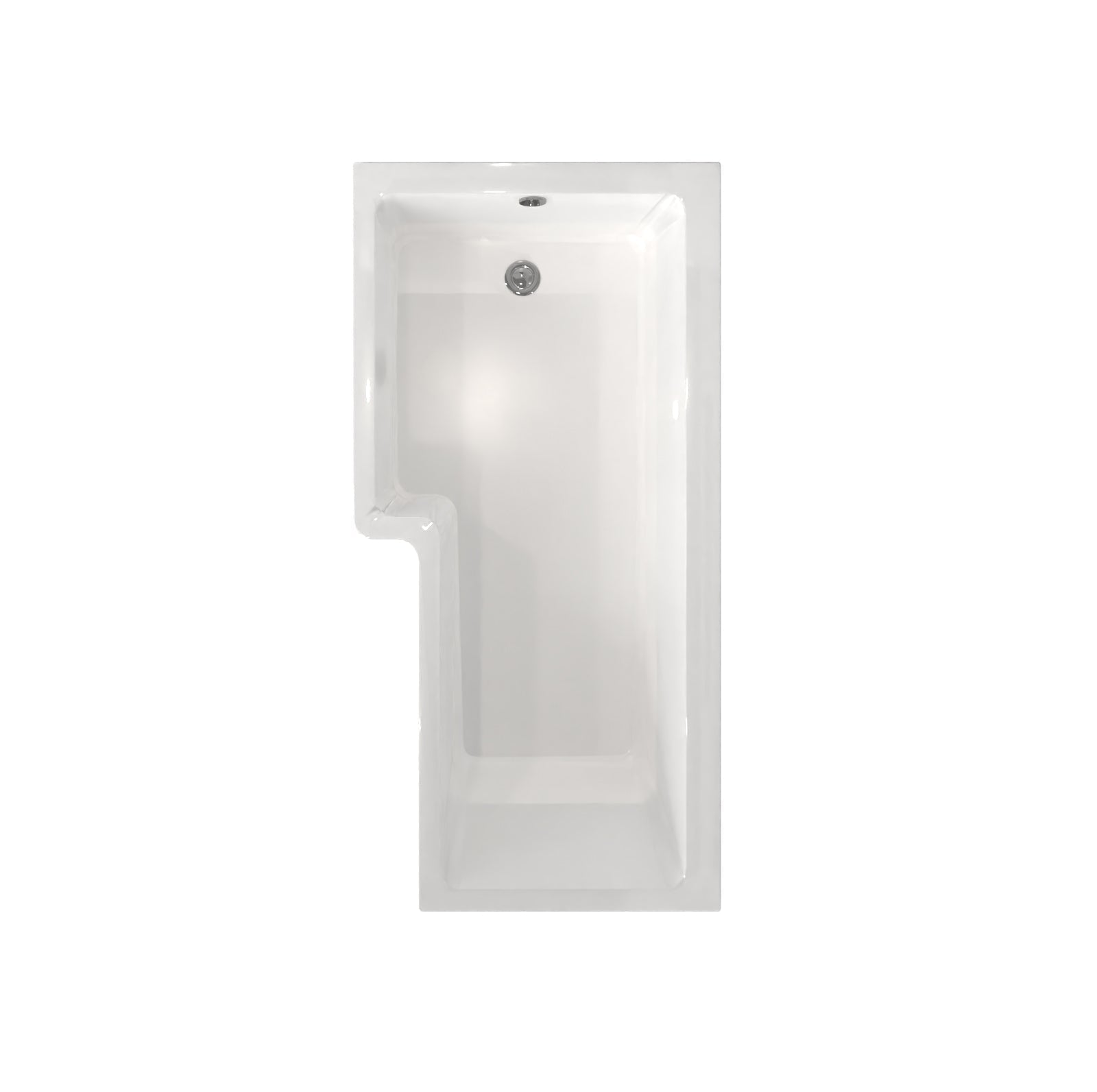 L-Shaped Left Hand Shower Bath & Optional Panels and Shower Screen