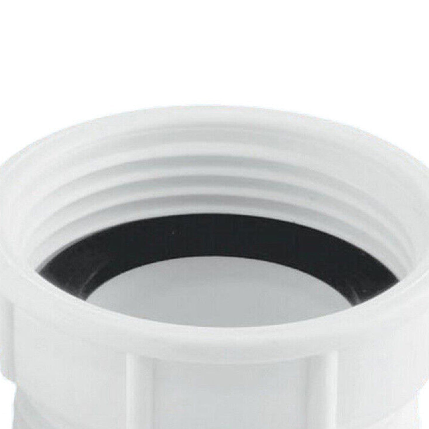 32mm BSP Female x 32mm BSP Male White Coupling Flush Spigot - Length 42.5mm