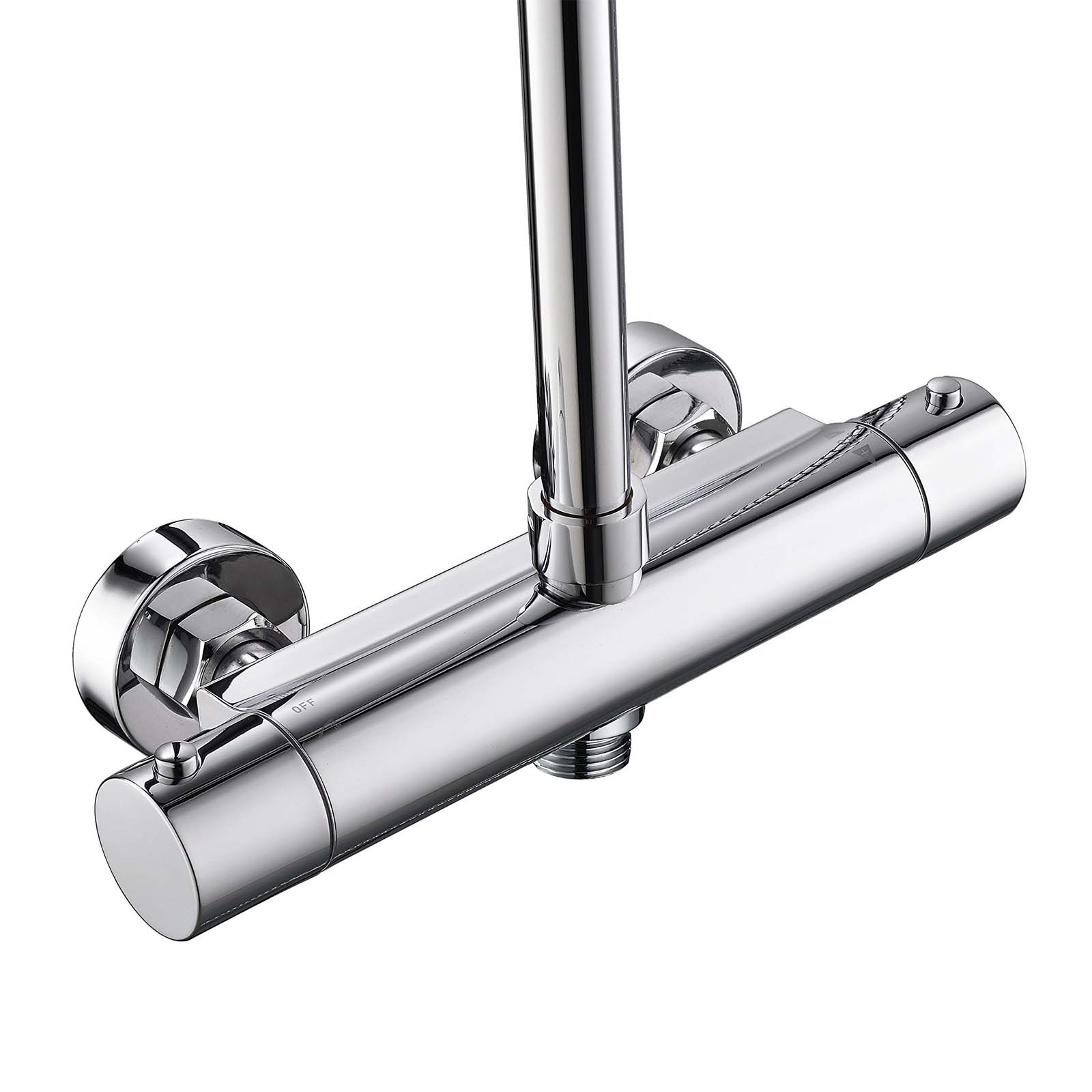 Thermostatic Riser Rail Shower Mixer Chrome