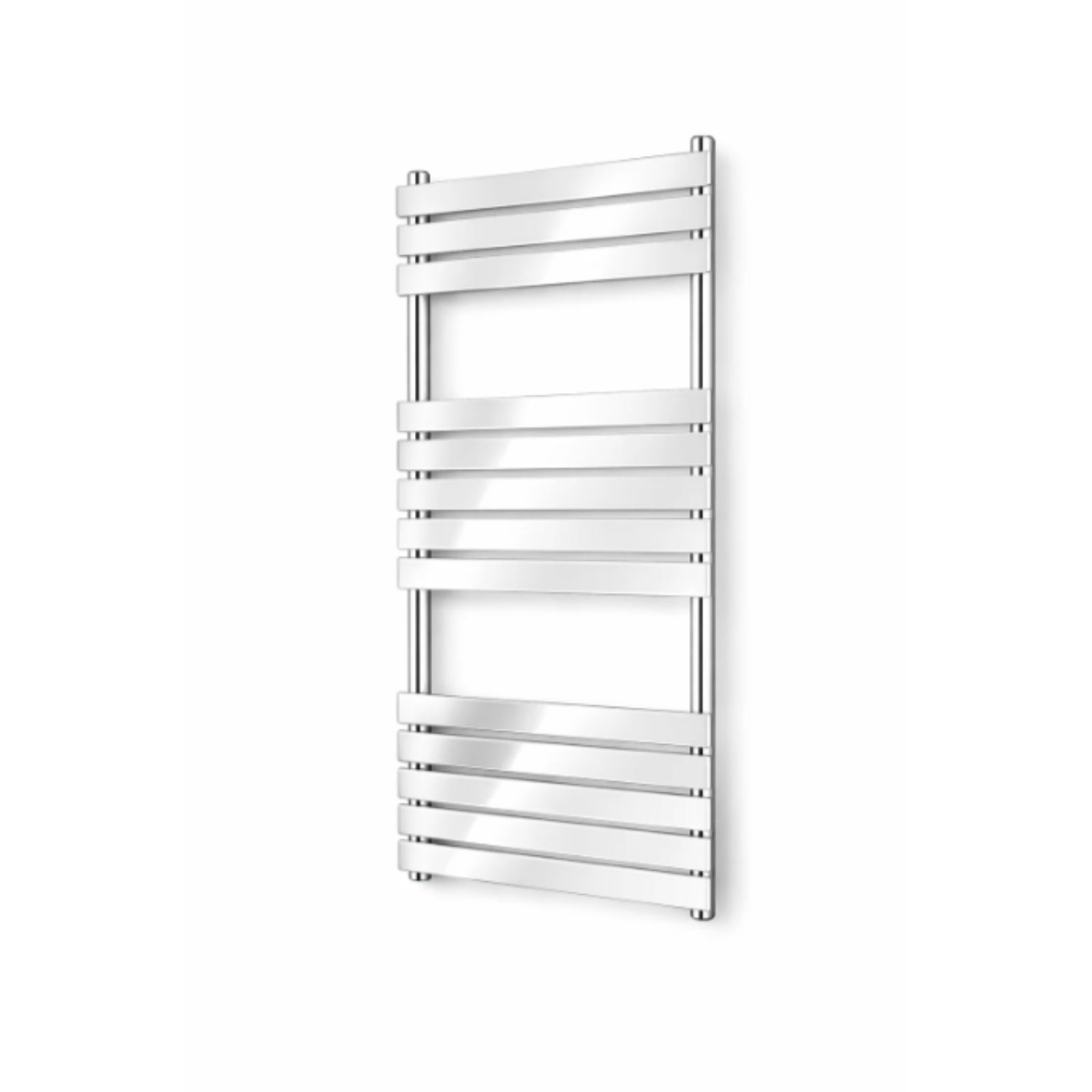 Kartell Memphis 1200mm H x 500mm W Chrome Vertical Designer Towel Rail - MEM500-1200