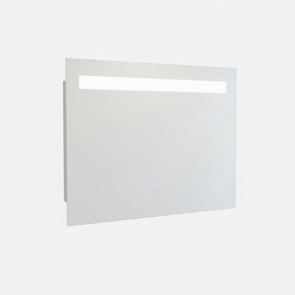 Lawerence Premium 800mm x 600mm LED Bar Rectangle Bathroom Mirror Straight Corner