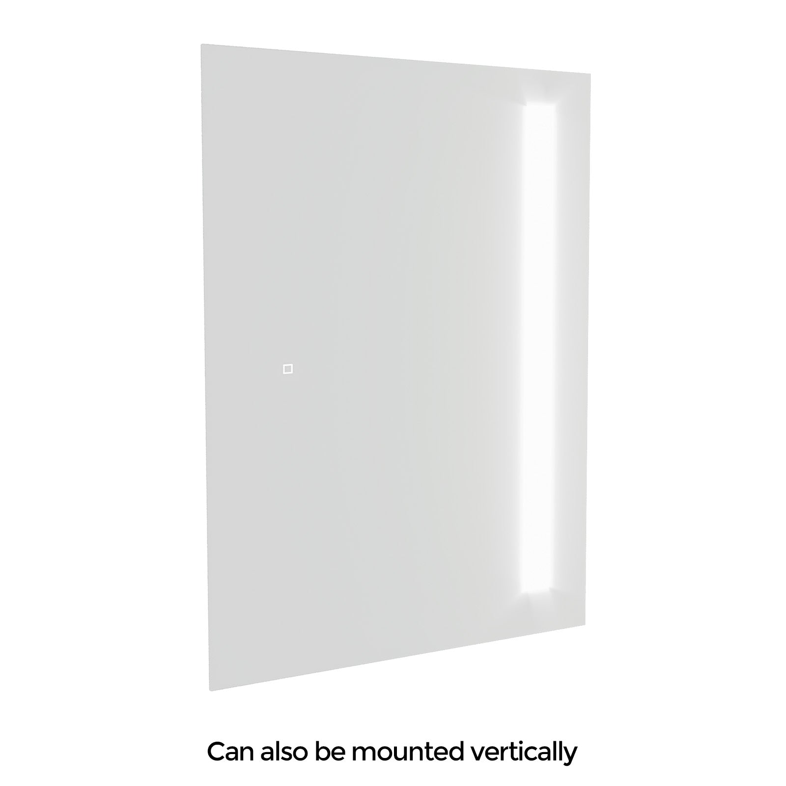 Lawerence Bar LED 800mm x 600mm Straight Corner Bathroom Mirror