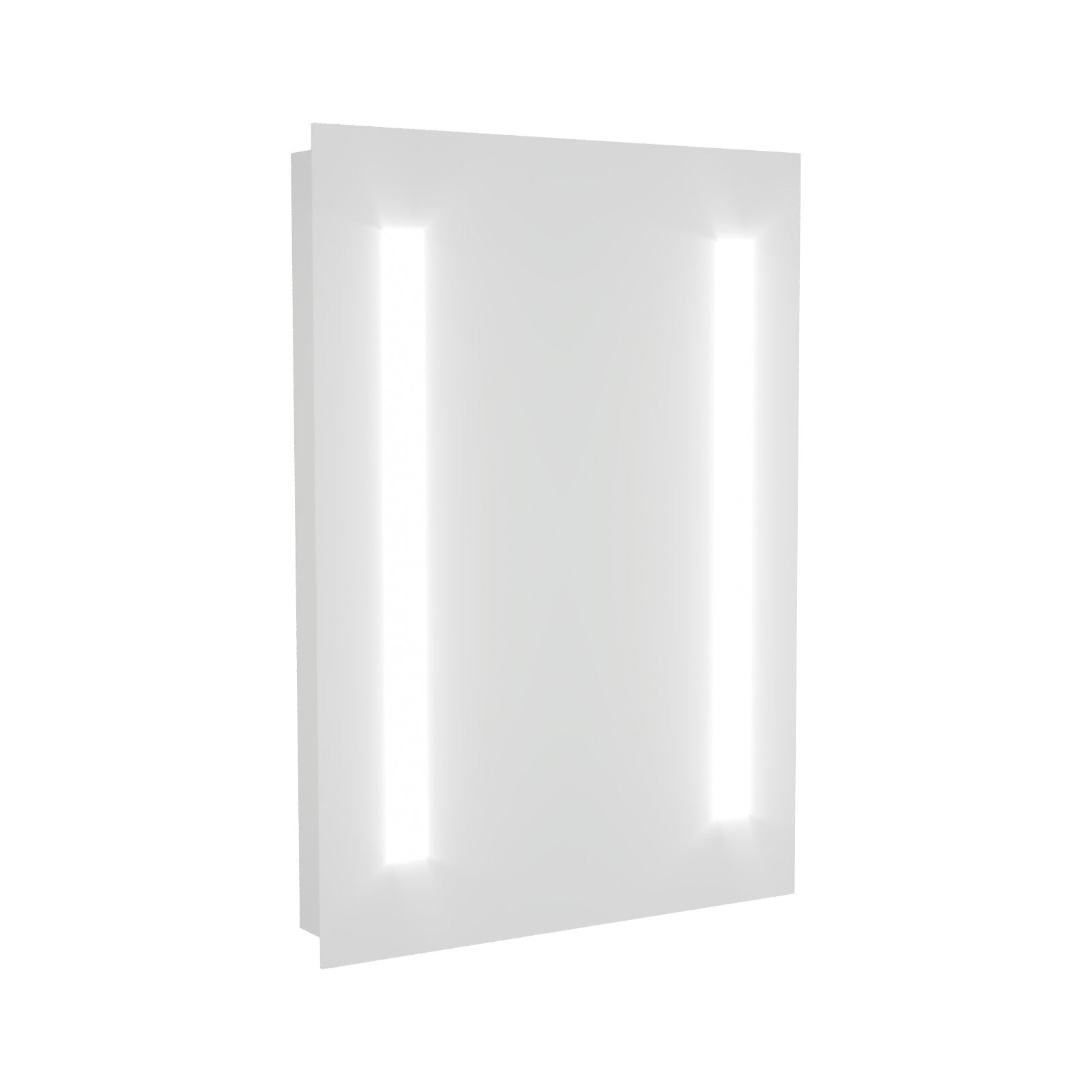Lawerence Bathroom LED Mirror with Battery Powered Button Switch 500 x 700mm