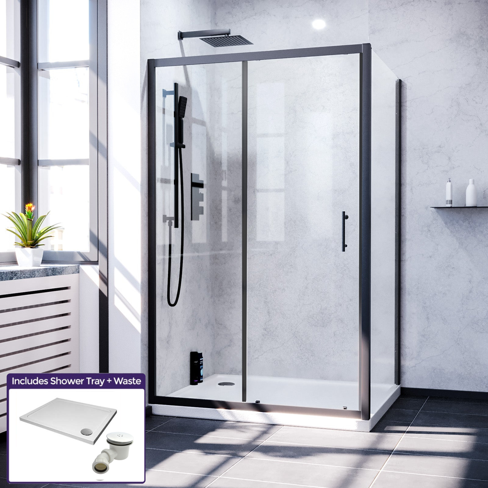 Shower enclosure  # Tray_Low Profile