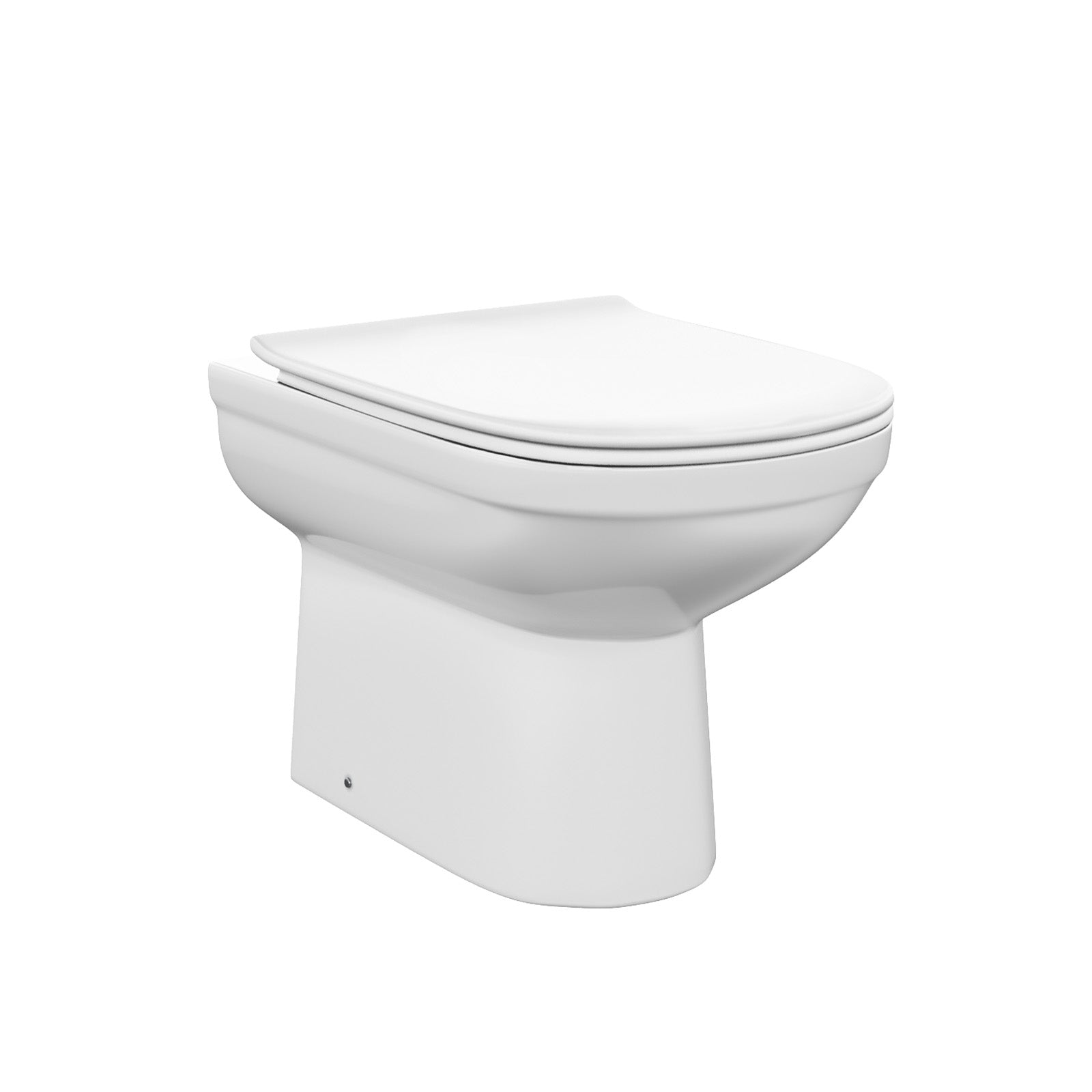 Alaska 900mm Vanity Basin Unit, WC Unit & Elso Back To Wall Toilet White