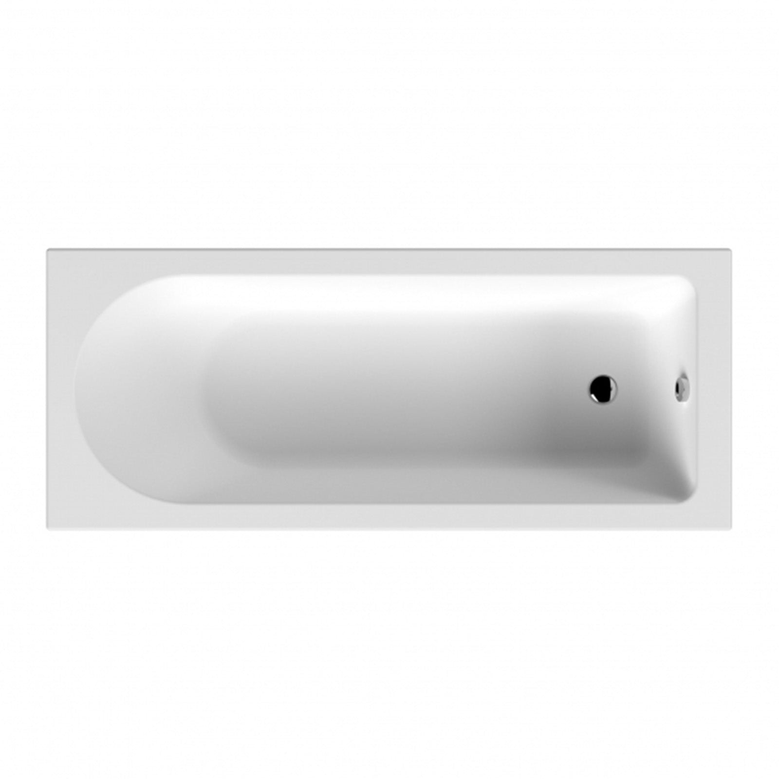 Small Bathroom Suite - Nanuya 400mm White Cloakroom Basin Vanity Unit with Close Coupled Toilet & 1500mm Standard Round Single Ended Bath