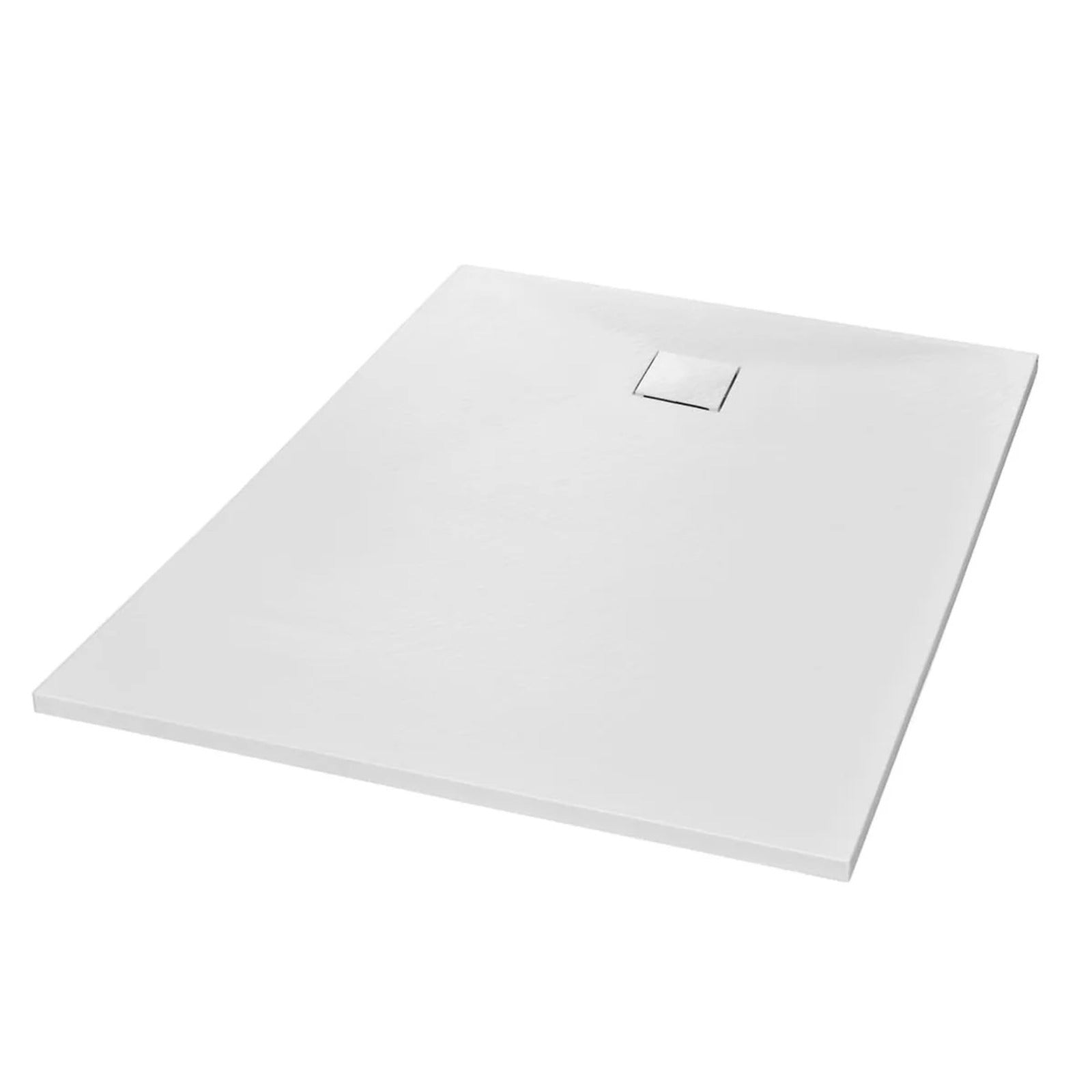 1200mm Rectangular Matte White SMC Low Profile Shower Tray for Walk in Wet Room