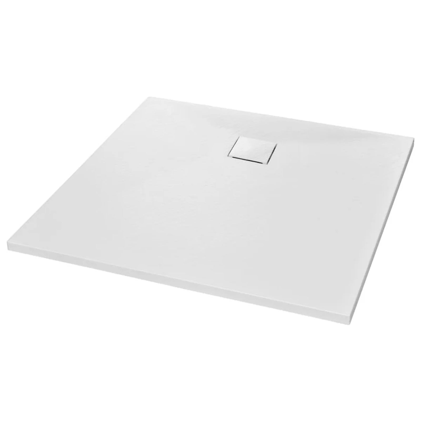 Matte White Square SMC Shower Tray for Walk in Wet Room