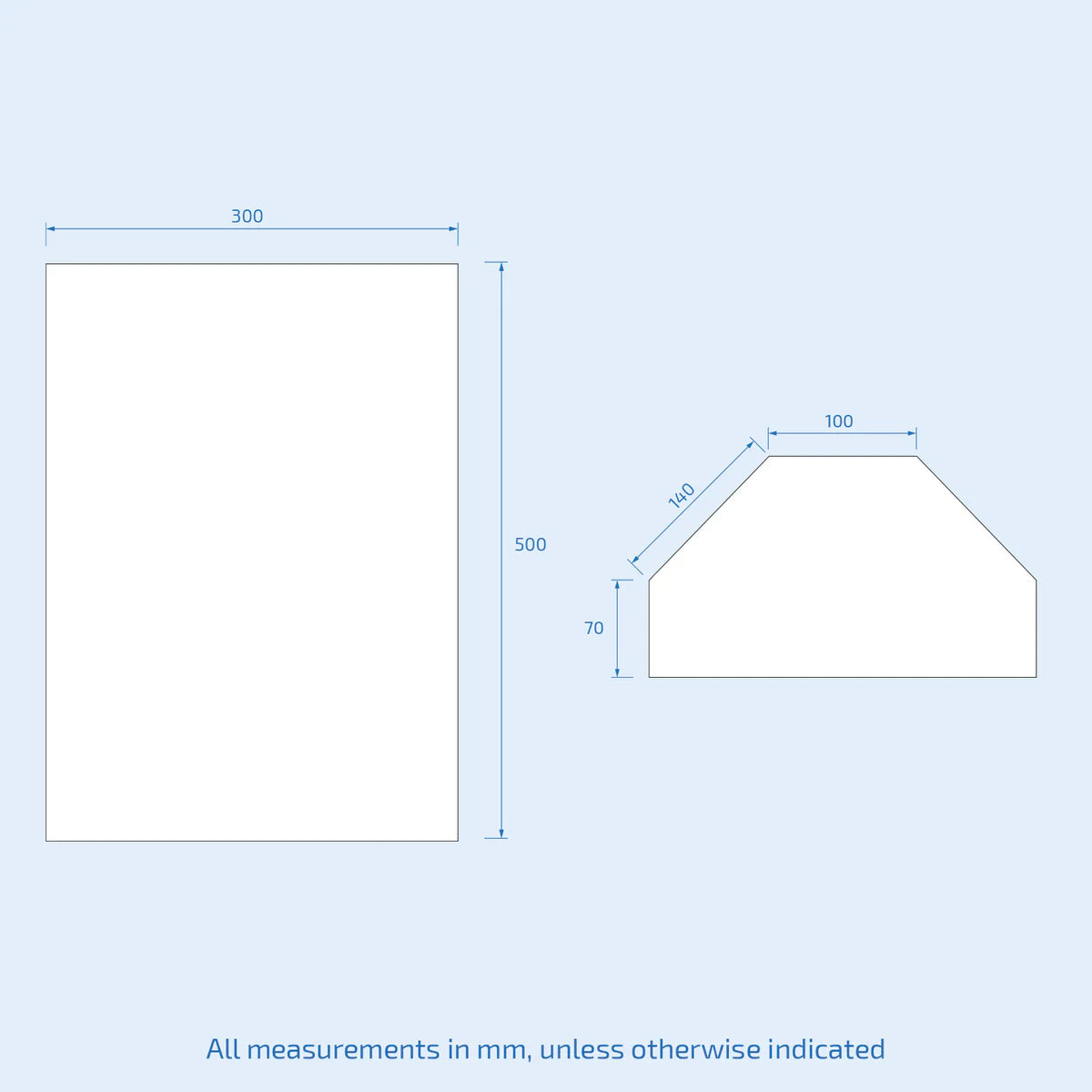 Chrome 500mm Stainless Steel Corner Bathroom Cabinet