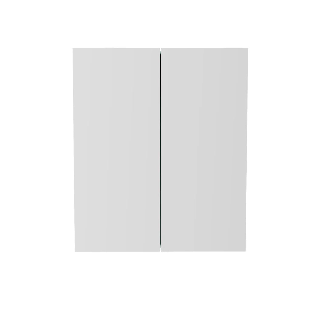 Dark Grey 600mm Bathroom Mirror Cabinet With Shelf Storage