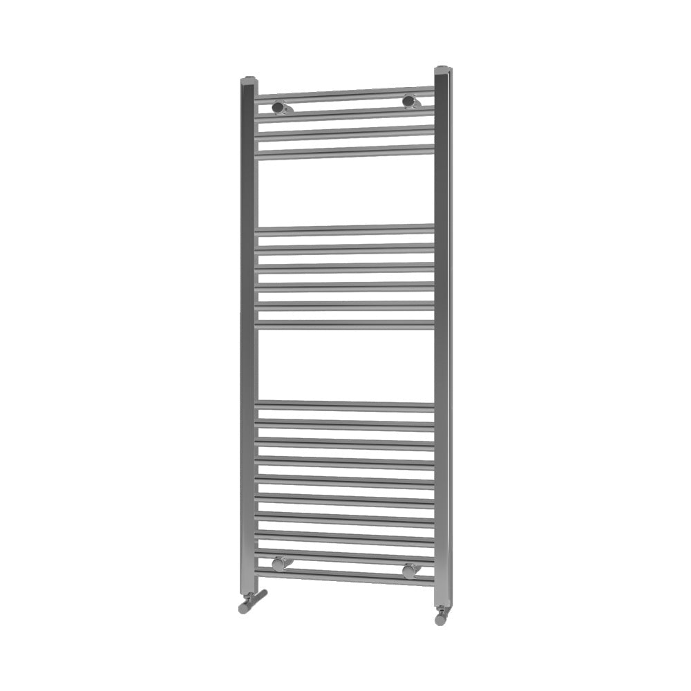 Chrome Straight Bathroom Towel Radiator 1200 x 500 mm