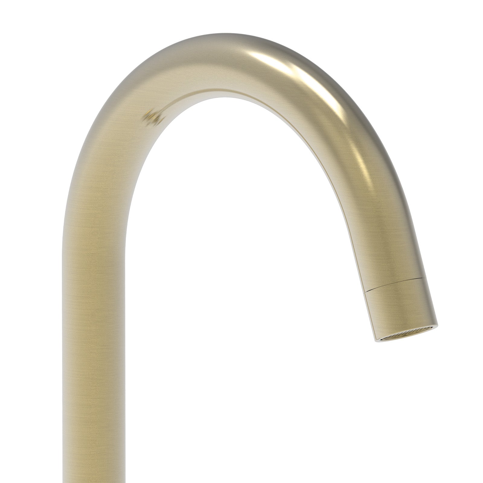Brushed Brass Traditional Twin Lever Kitchen Mixer