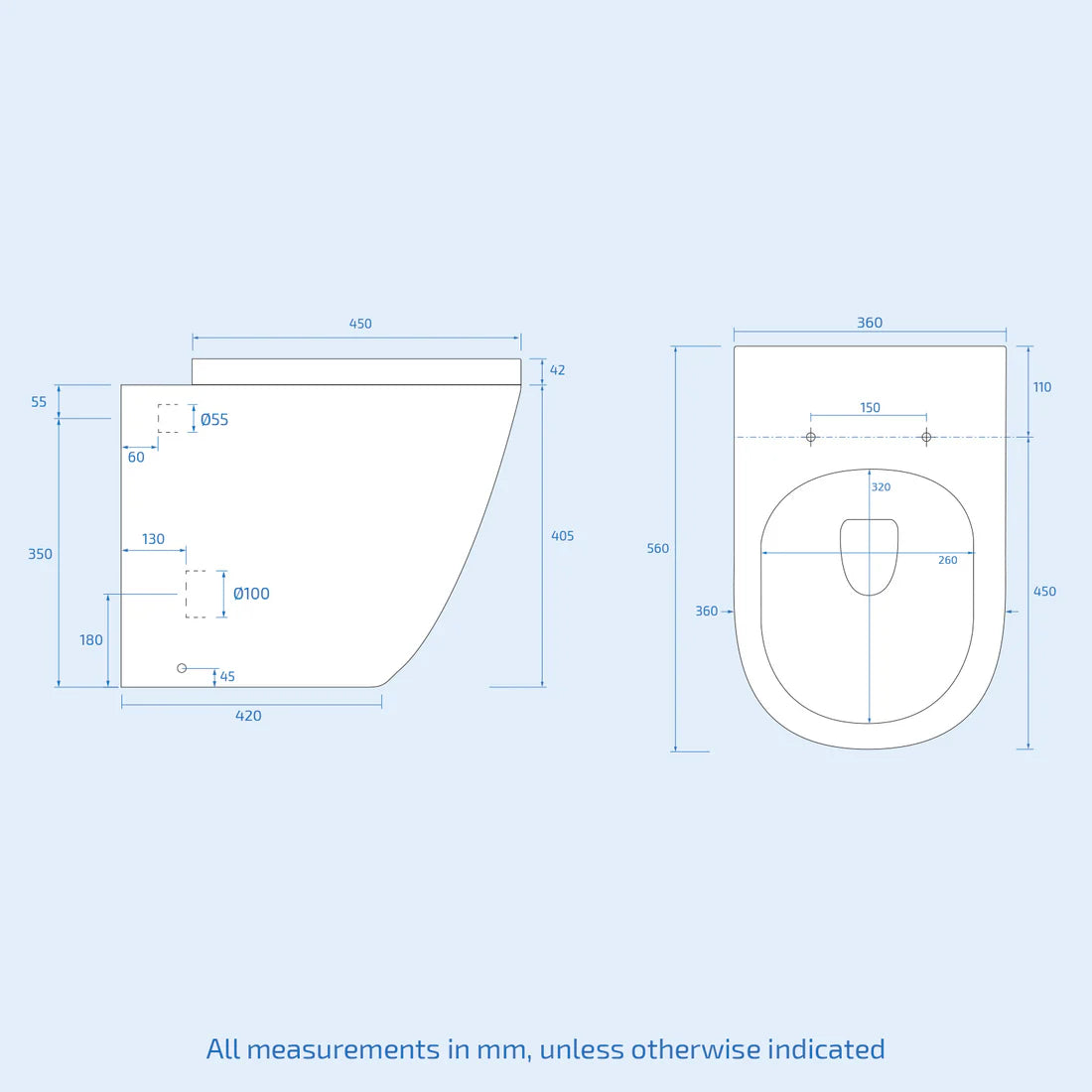 James 1000mm Matte Grey Slimline Basin Vanity & WC Unit BTW Round Toilet