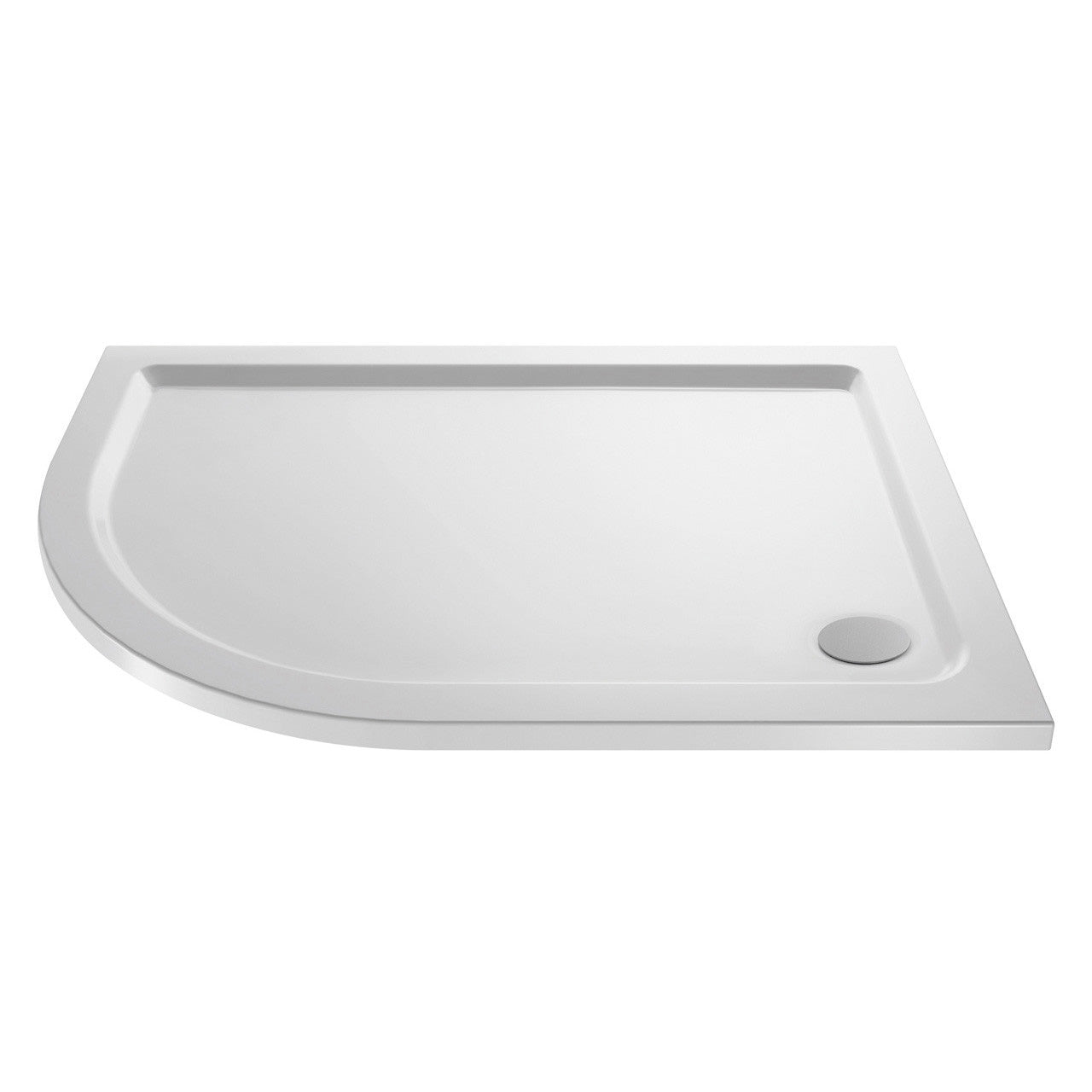 LH 1200 x 800mm Chrome Framed Offset Quadrant Shower Enclosure & Tray