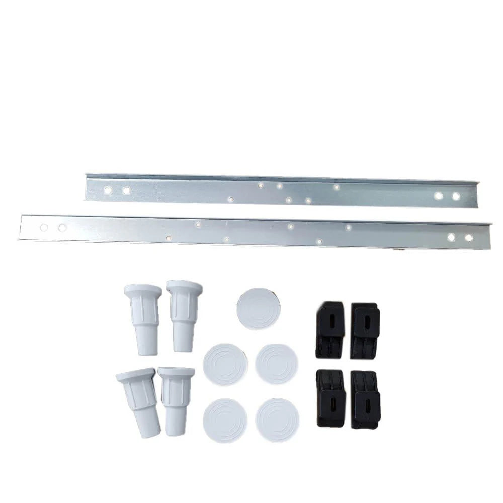 P-Shaped RH 1500mm Curved Shower Bath Acrylic with Front Panel