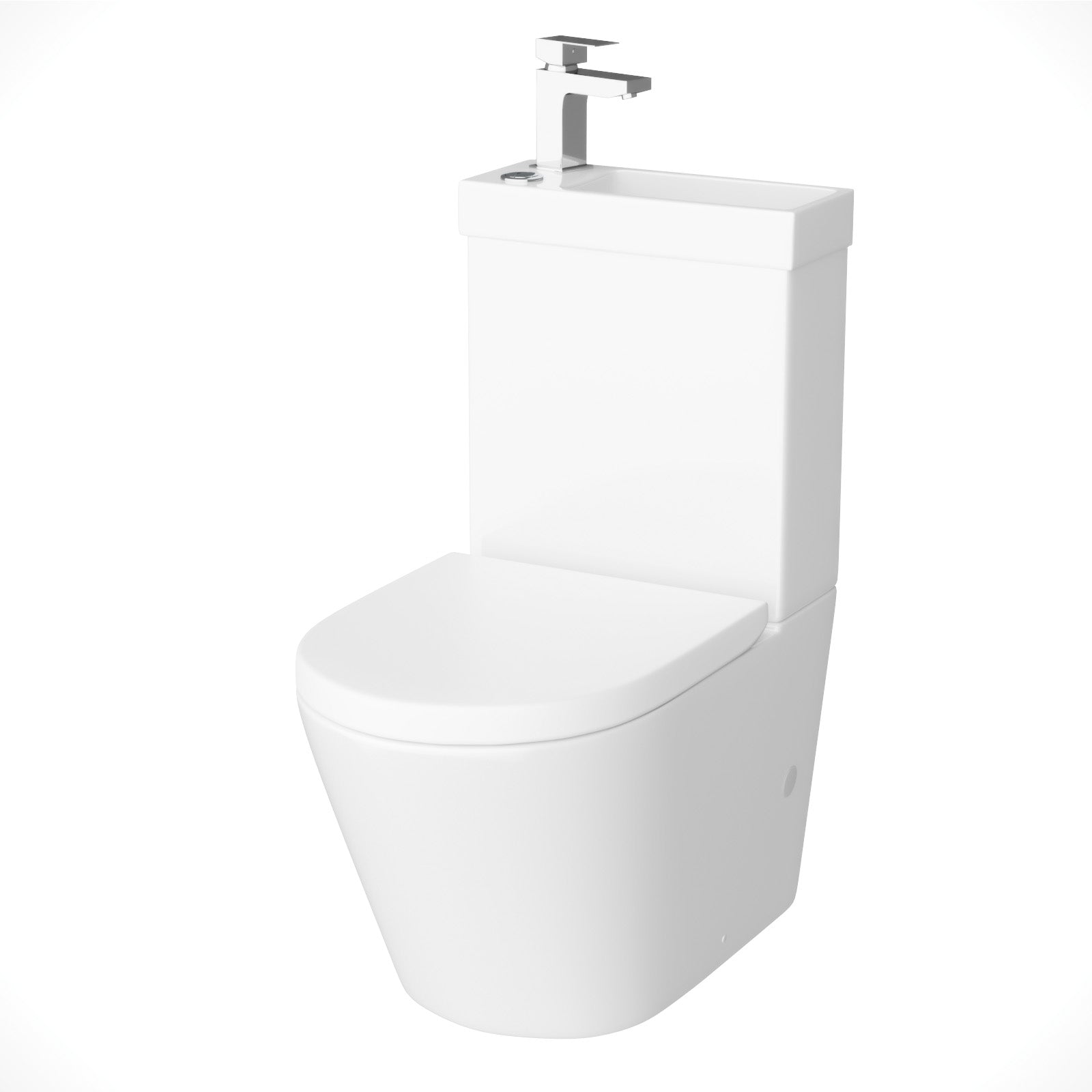 Pilton 2 in 1 Close Coupled Pan, Cistern, Seat & Aldo Basin Mixer Tap