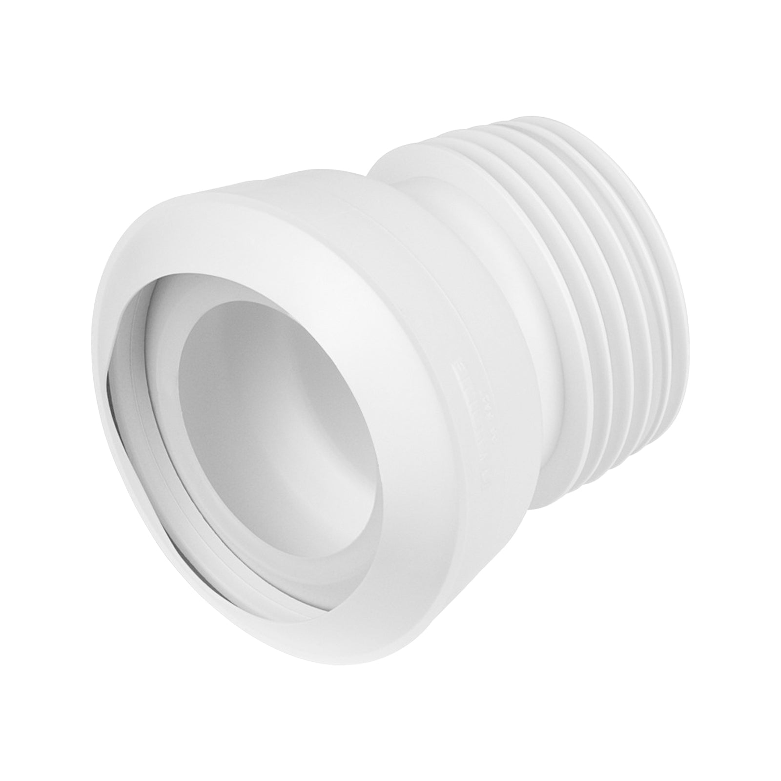 Straight WC Pan Connector to 110mm Soil Toilet Pipe