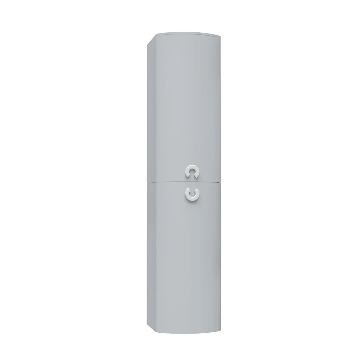 Dene Matte Grey 1400mm Bathroom Wall Hung Cabinet Storage Tallboy Unit