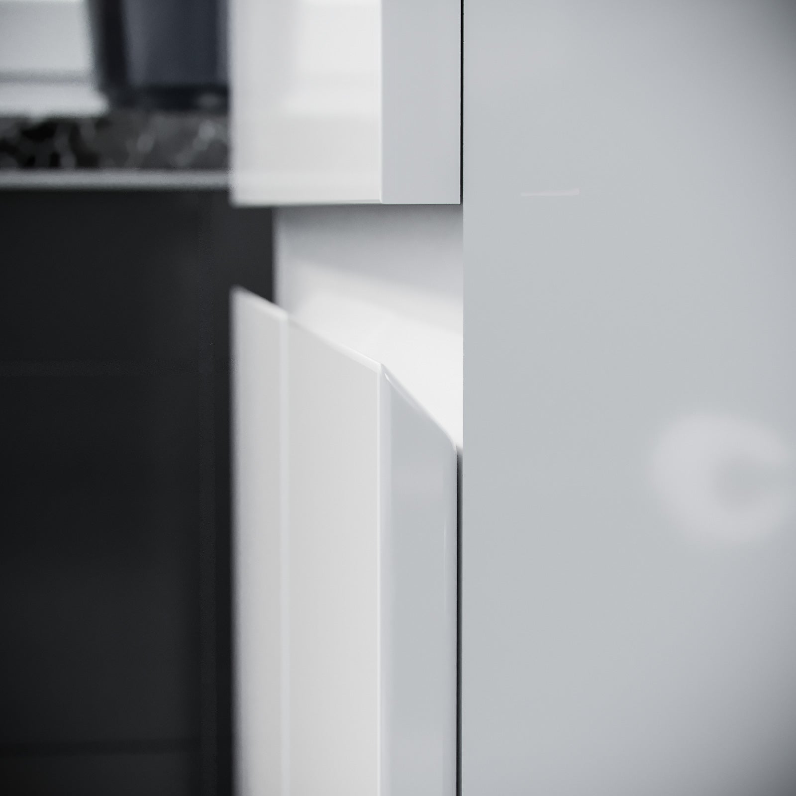 Alaska White 600mm PVC Freestanding Bathroom Slim Basin Vanity Unit