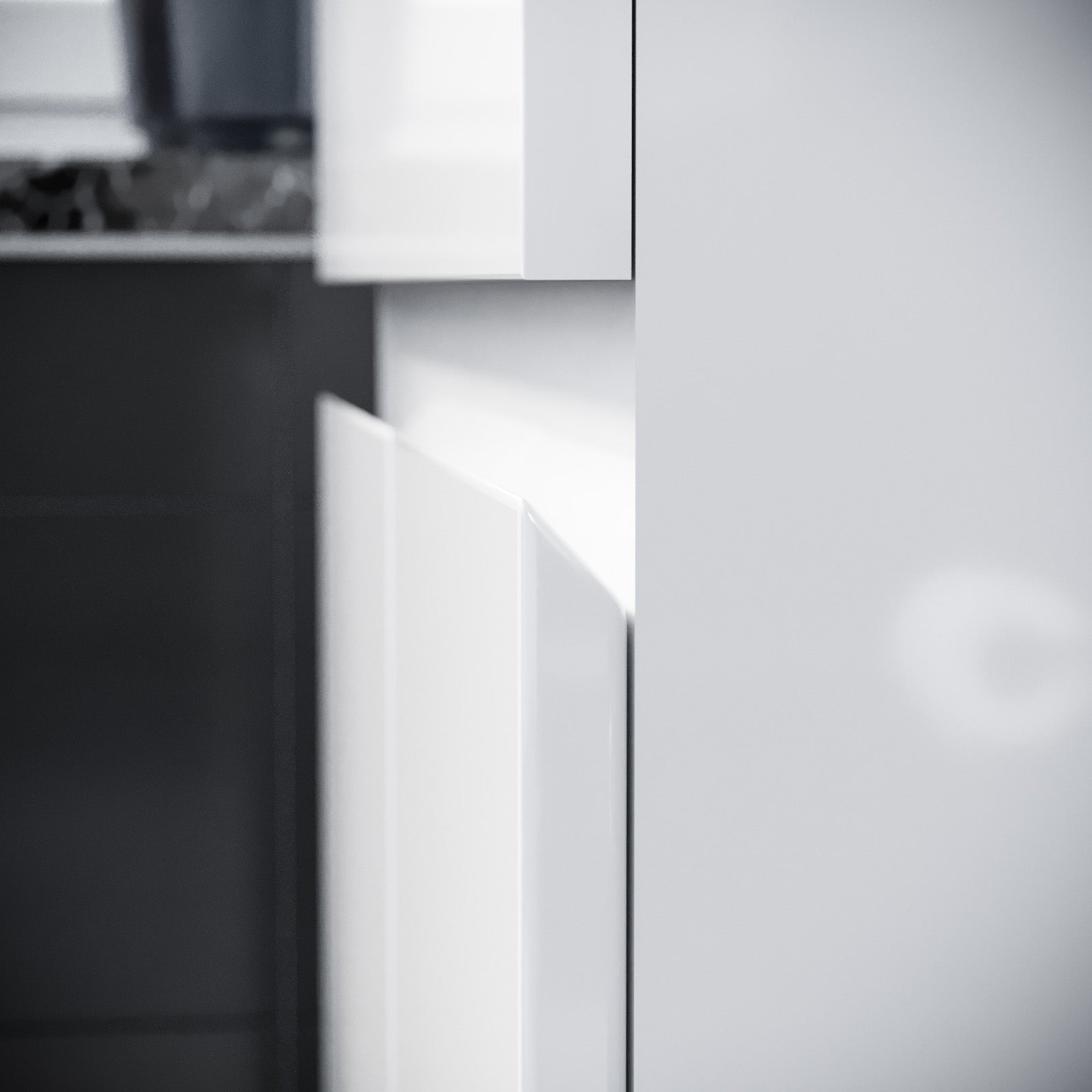 Alaska White 800mm PVC 2 Drawer Wall Hung Vanity Cabinet and Basin Sink Unit