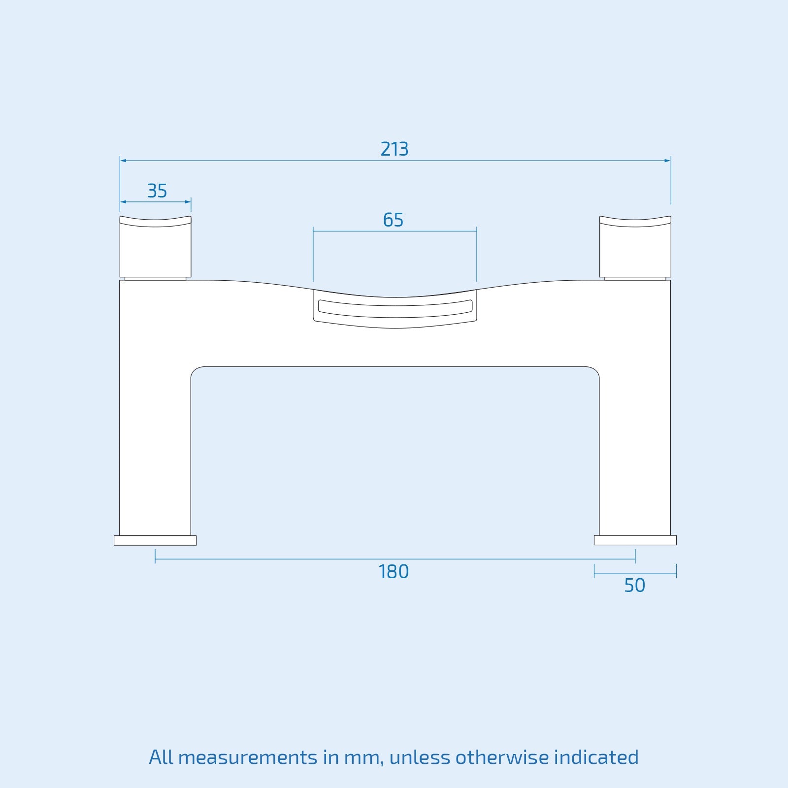 Centa Contemporary Chrome Waterfall Basin Mono Mixer Tap
