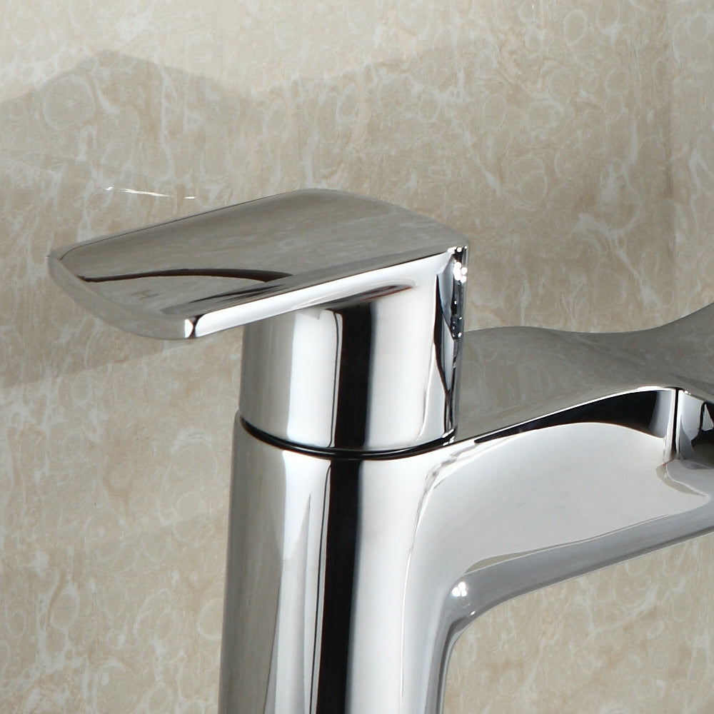 Centa Modern Waterfall Basin Single Lever Mixer Tap & Bath Filler Tap