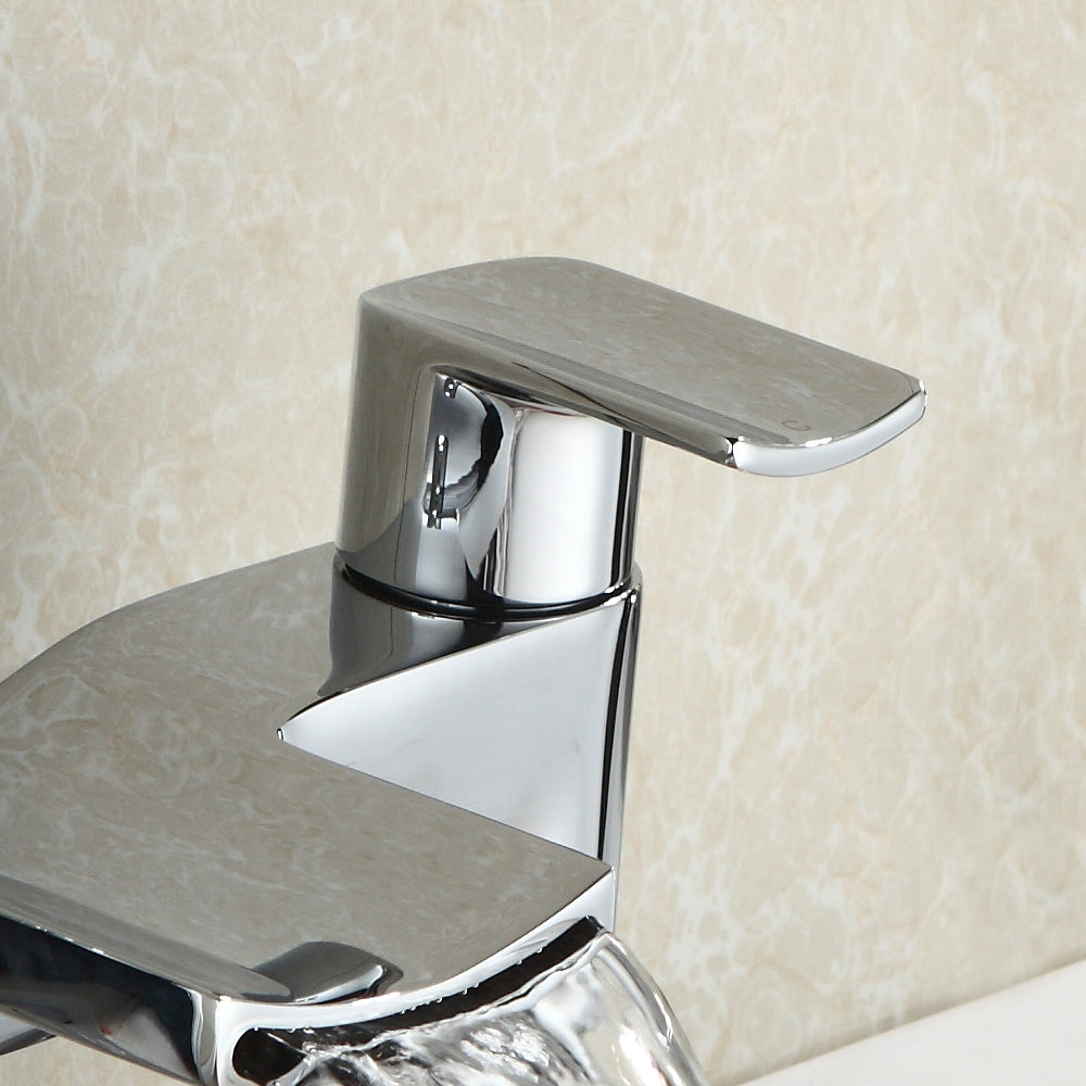 Centa Modern Deck Mounted Waterfall Bath Filler Mixer Tap