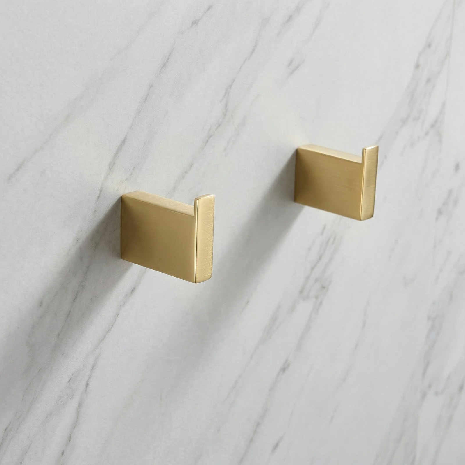 Gloss Gold Wall Mounted Single Robe Hook